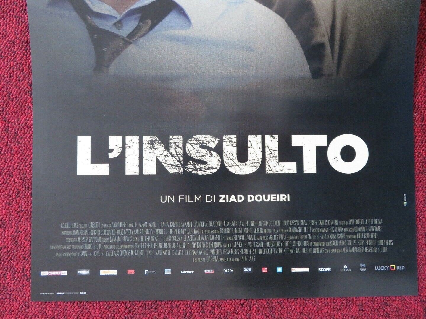 L'INSULTO ITALIAN LOCANDINA (26.5"x12.5") POSTER ADEL KARAM KAMEL EL BASHA 2017 Movie posters