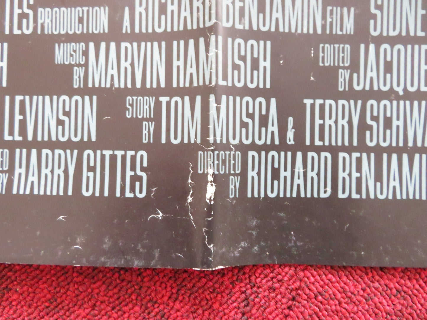 LITTLE NIKITA FOLDED US ONE SHEET POSTER SIDNEY POITIER RIVER PHOENIX 1988 Rendezvous Cinema Movie posters