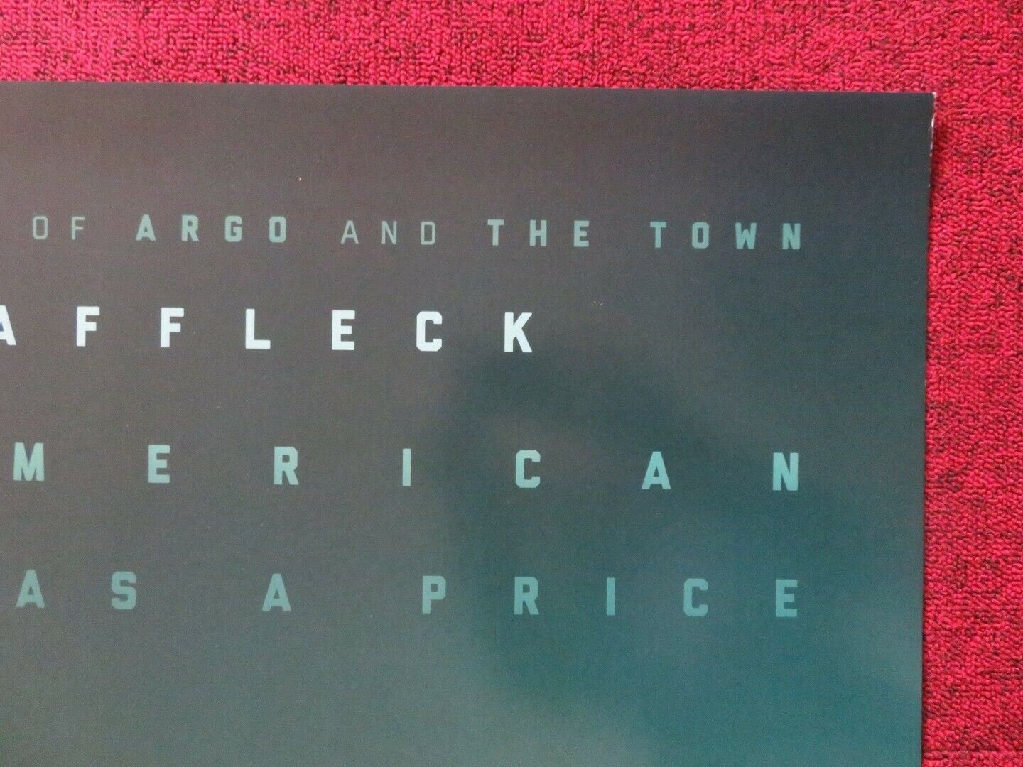 LIVE BY NIGHT US ONE SHEET ROLLED POSTER BEN AFFLECK 2016 Movie posters