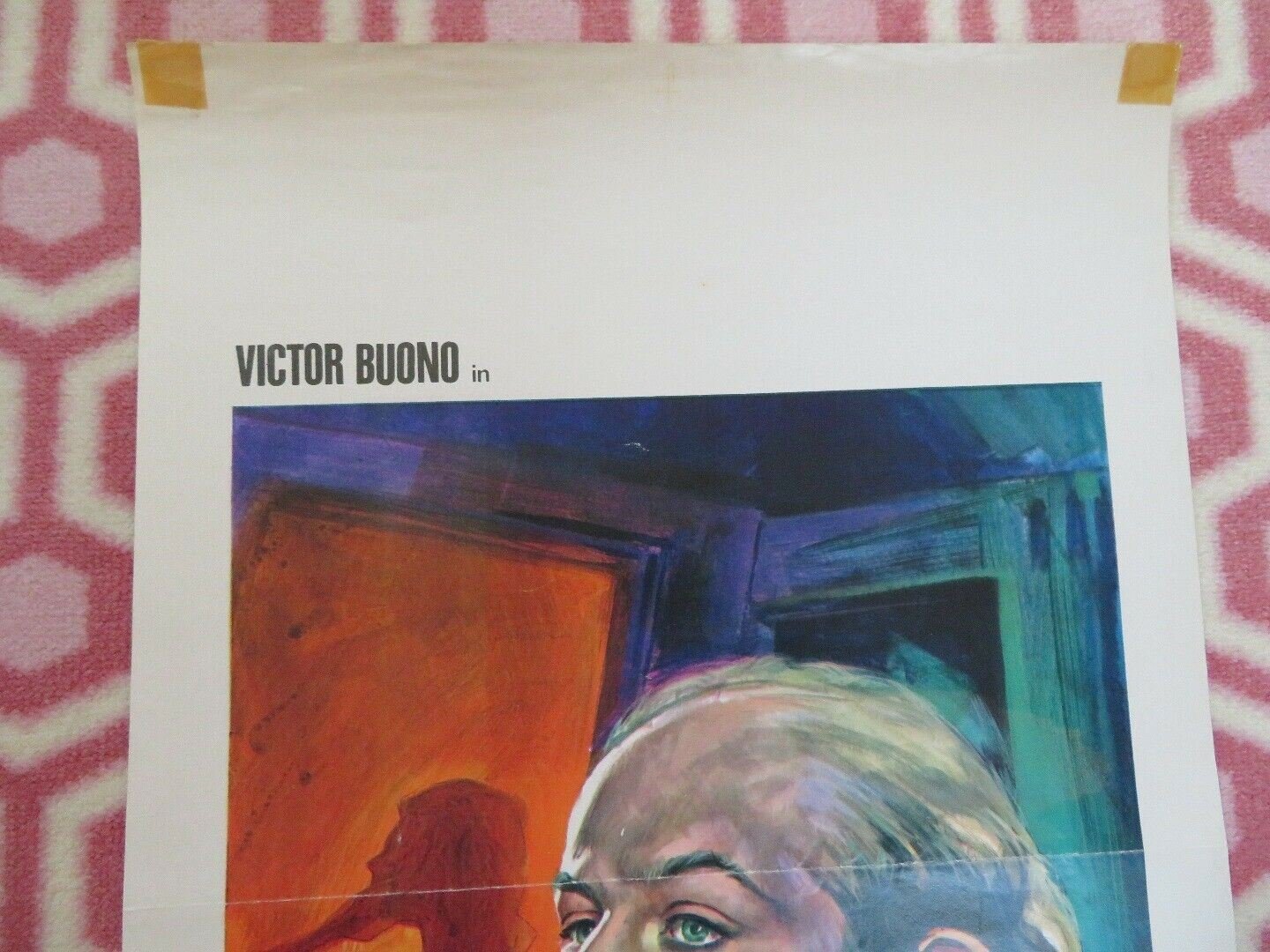 LO STRANGOLATORE DI VIENNA/The Mad Butcher ITALIAN LOCANDINA (27" x 13") POSTER Movie posters