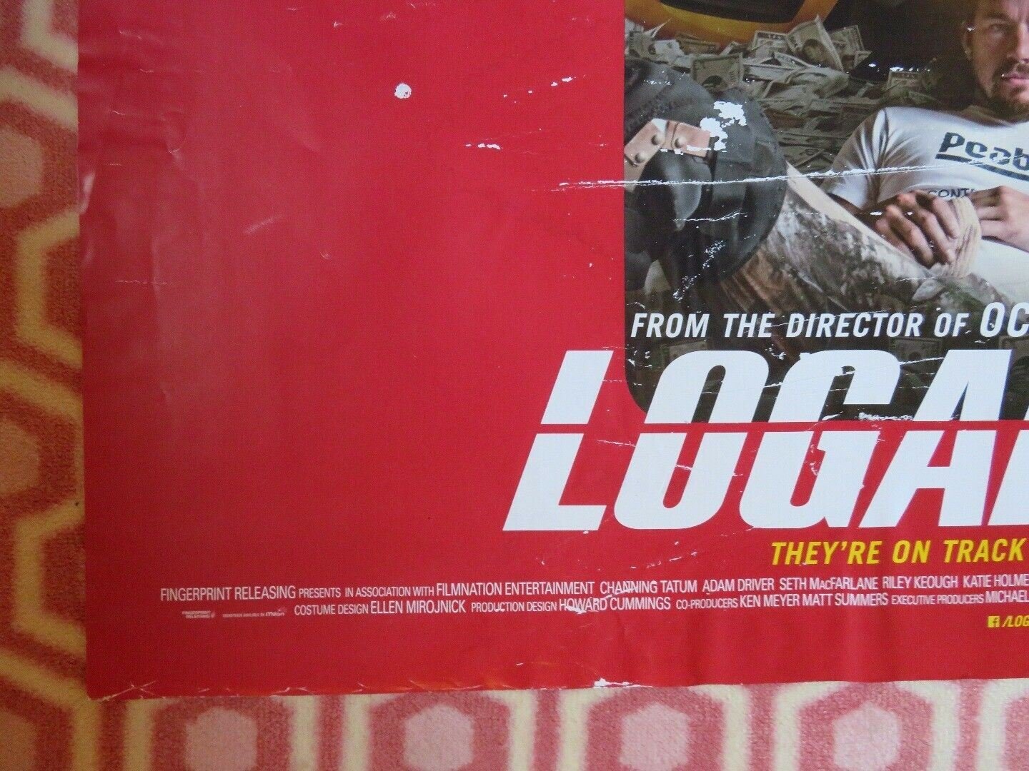 LOGAN LUCKY BRITISH QUAD (30"x 40") ROLLED POSTER CHANNING TATUM DANIEL CRAIG - Rendezvous Cinema