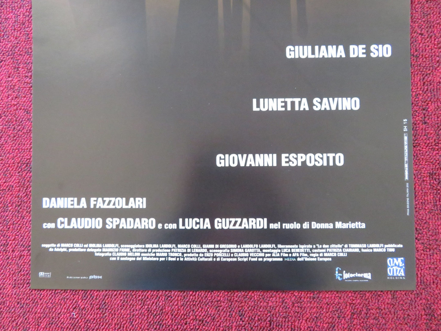 LONG LIVE THE MONKEY ITALIAN LOCANDINA POSTER GIULIANA DE SIO LUNETTA SAVINO Rendezvous Cinema Movie posters