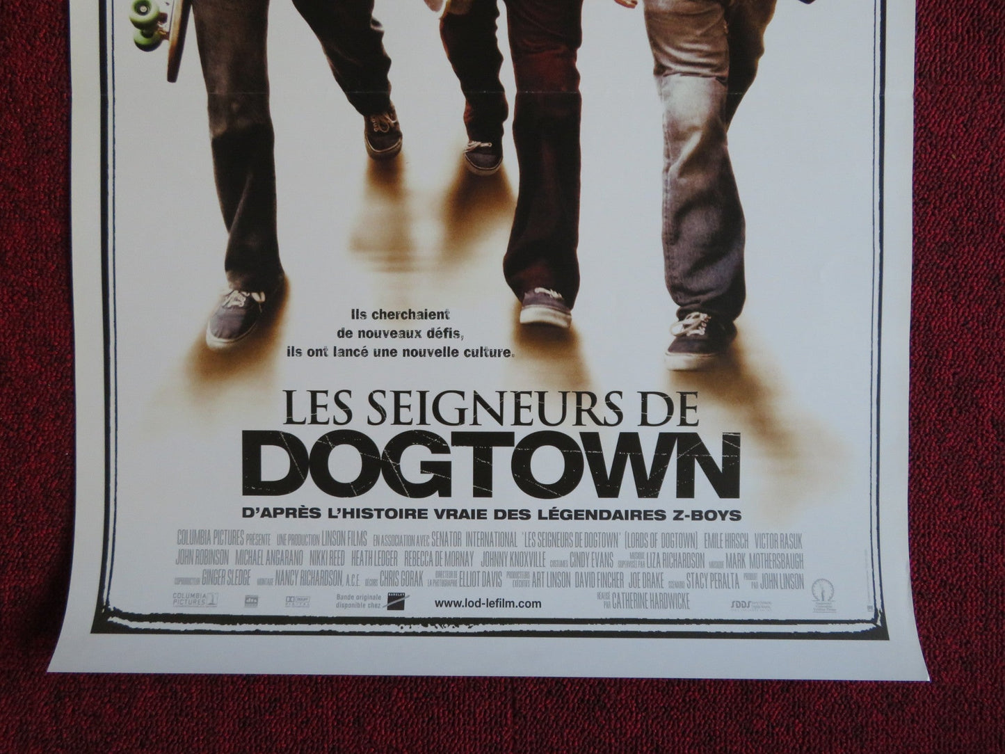 LORDS OF DOGTOWN FRENCH (16" x 21.5") POSTER EMILE HIRSCH REBECCA DE MORNAY 2005 Rendezvous Cinema Movie posters