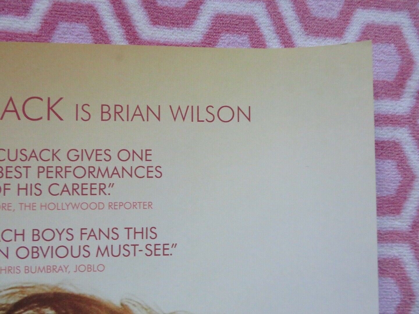 LOVE & MERCY QUAD (30"x 40") ROLLED POSTER JOHN CUSSACK PAUL DANO 2014 - Rendezvous Cinema