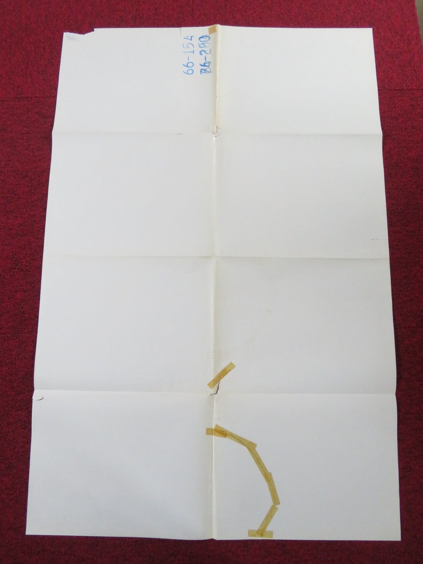 LT. ROBIN CRUSOE, U.S.N. - B FOLDED US ONE SHEET POSTER DICK VAN DYKE KWAN 1966 Rendezvous Cinema Movie posters