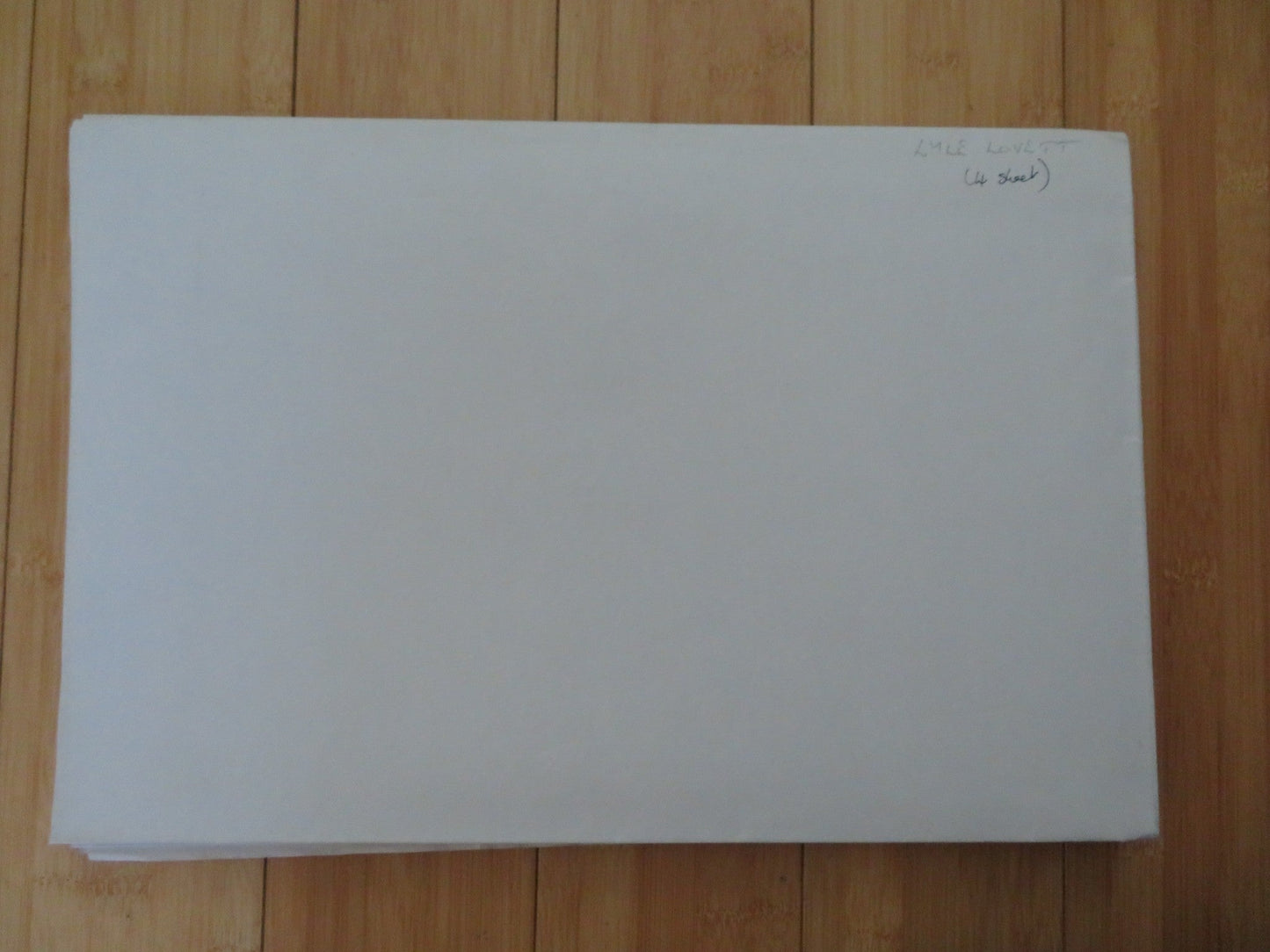 LYLE LOVETT AND HIS LARGE BAND JUNE 12TH HAMMERSMITH ODEON 4 SHEET UK POSTER Rendezvous Cinema Movie posters