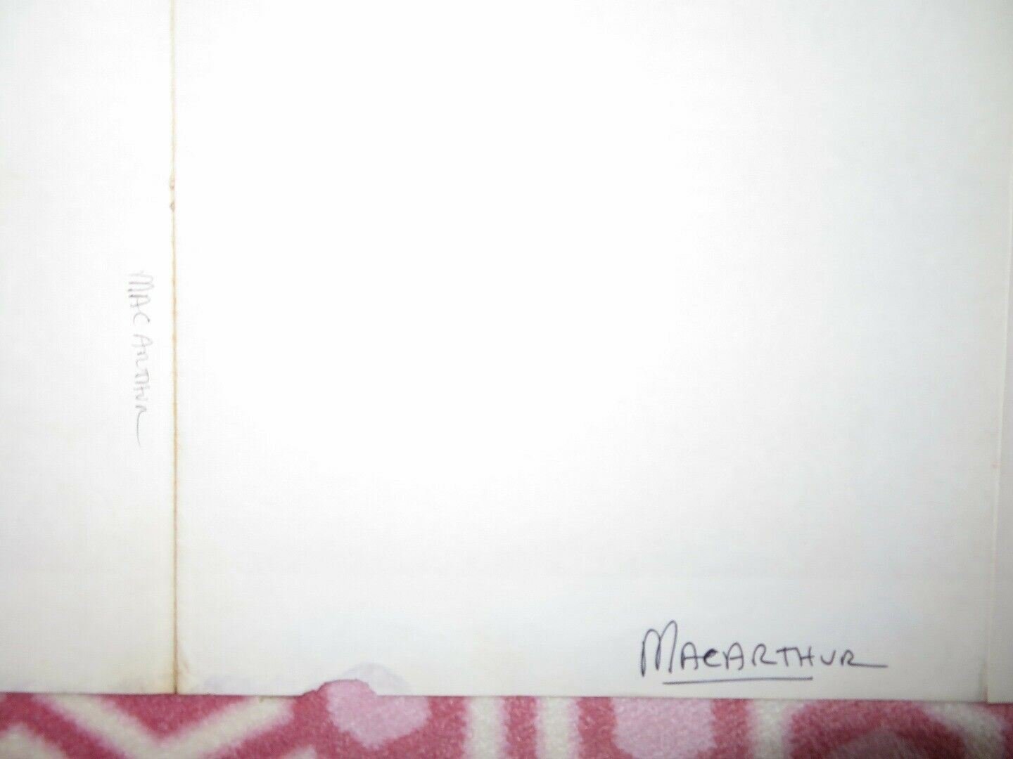 MACARTHUR US ONE SHEET POSTER GREGORY PECK ED FLANDERS 1977 Movie posters