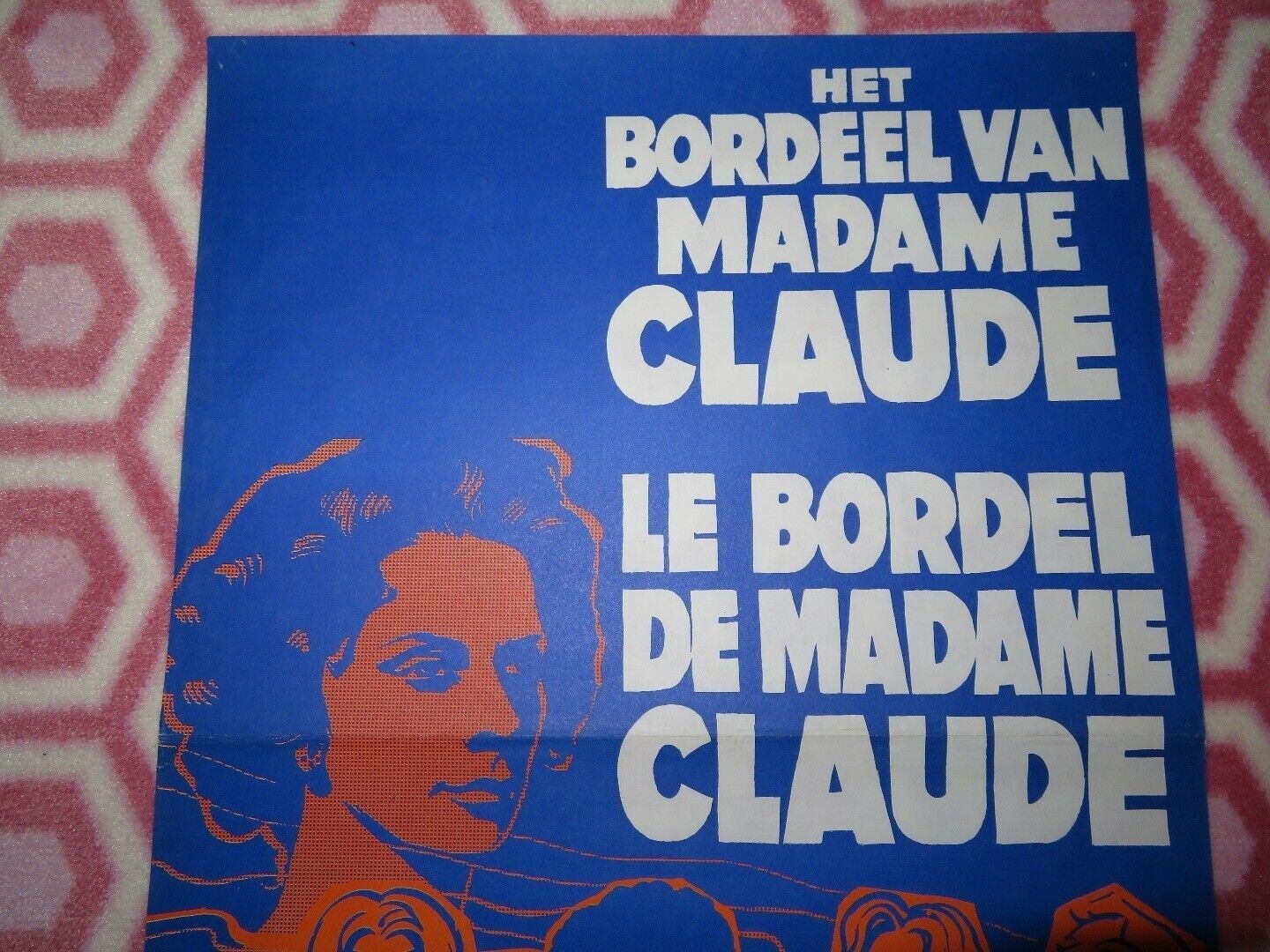 MADAME CLAUDE 2/ LE BORDEL DE MADAME CLAUDE BELGIUM (20"x 13.5) POSTER 1981 Rendezvous Cinema Movie posters