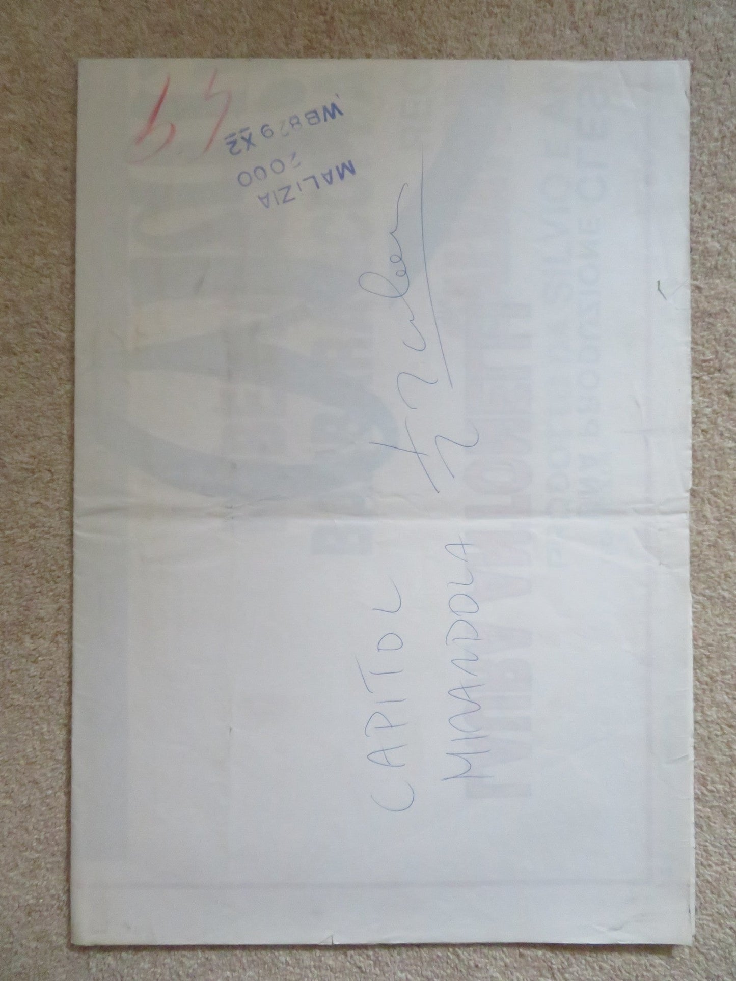 MALIZIA 2000 ITALIAN 2 FOGLIO POSTER LAURA ANTONELLI TURI FERRO 1991 Rendezvous Cinema Movie posters