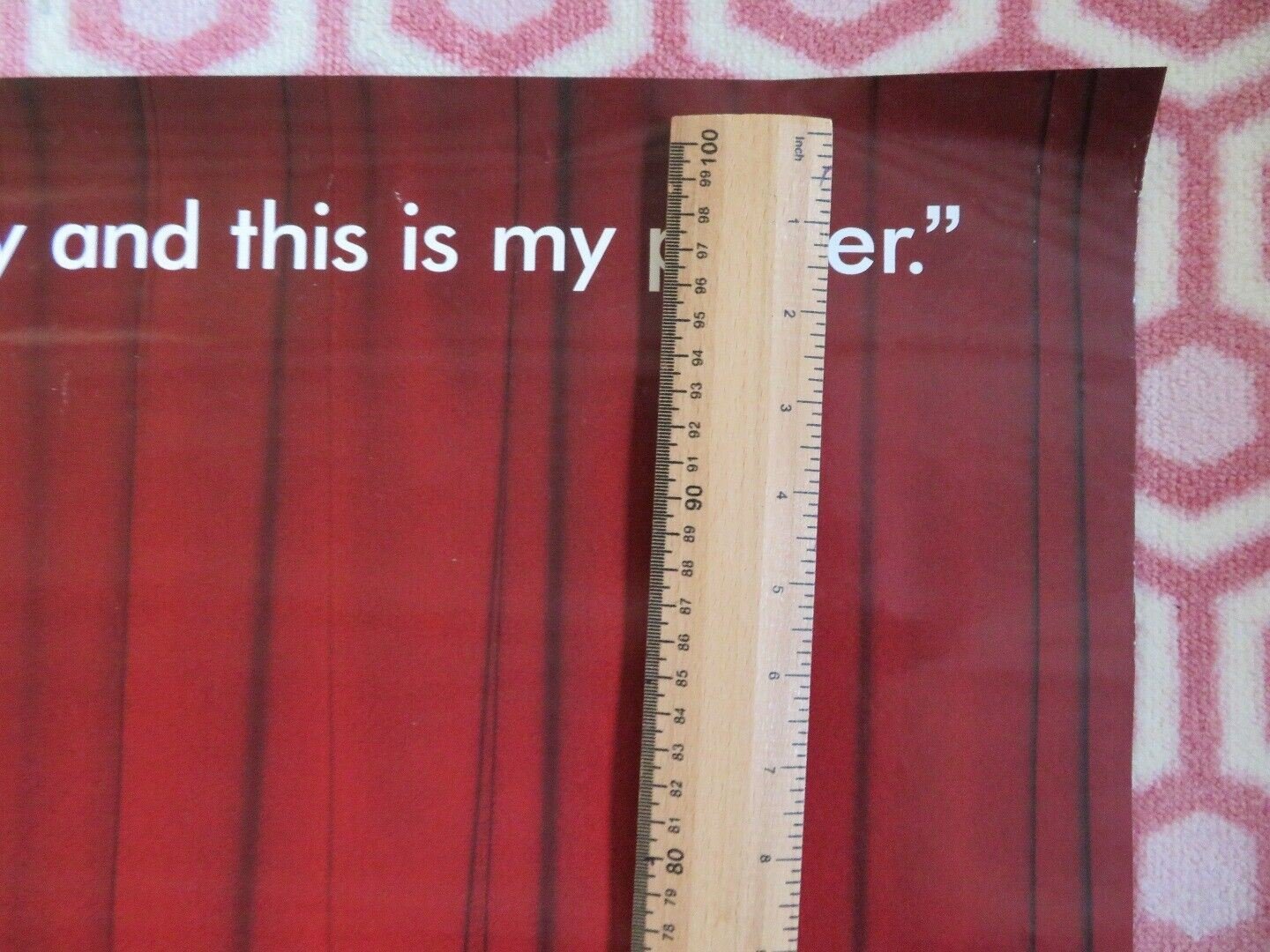 MAN ON THE MOON ONE SHEET ROLLED POSTER JIM CARREY 1999 Movie posters