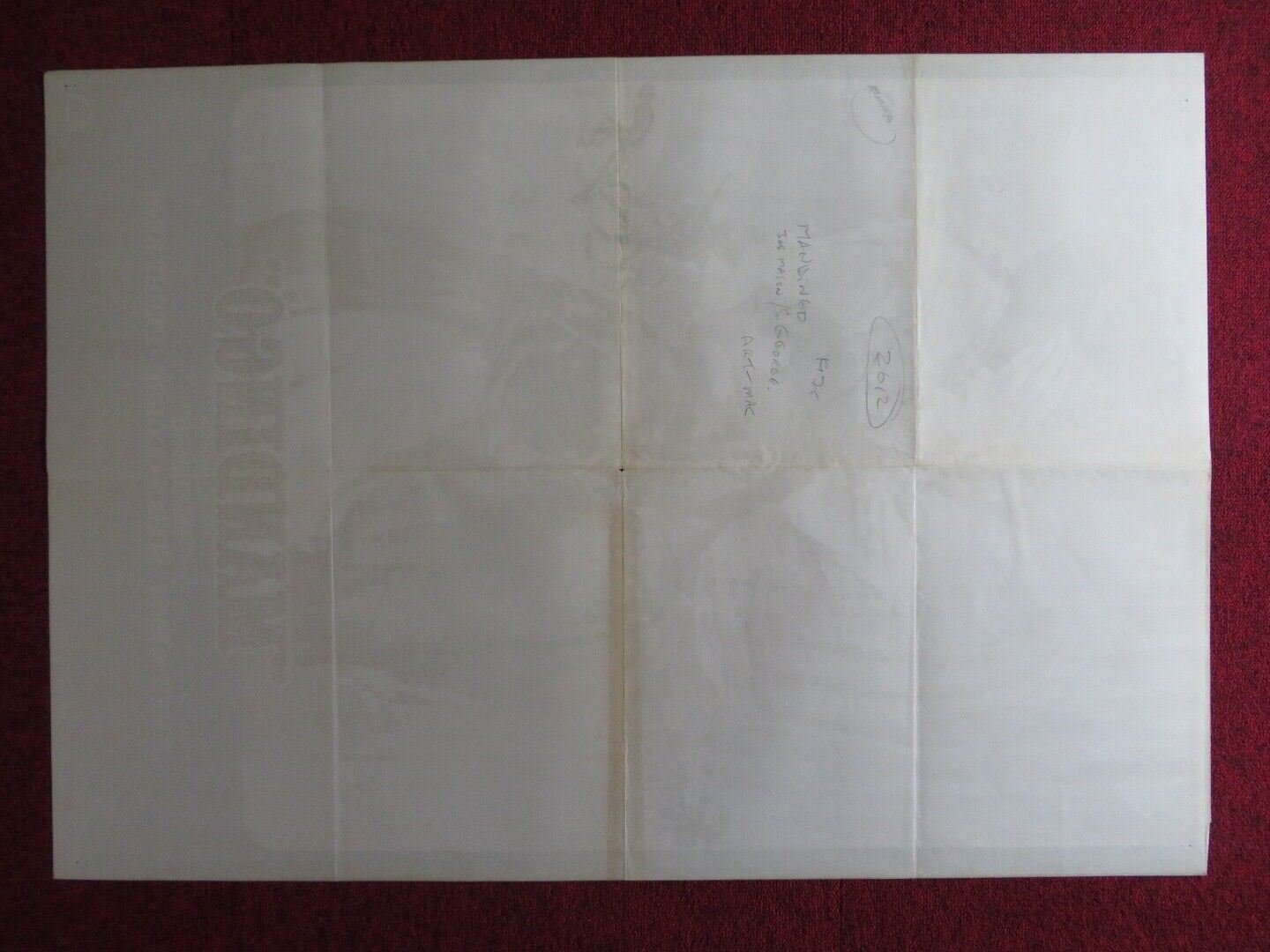 MANDINGO SPANISH ROLLED POSTER JAMES MASON SUSAN GEORGE 1975 Movie posters