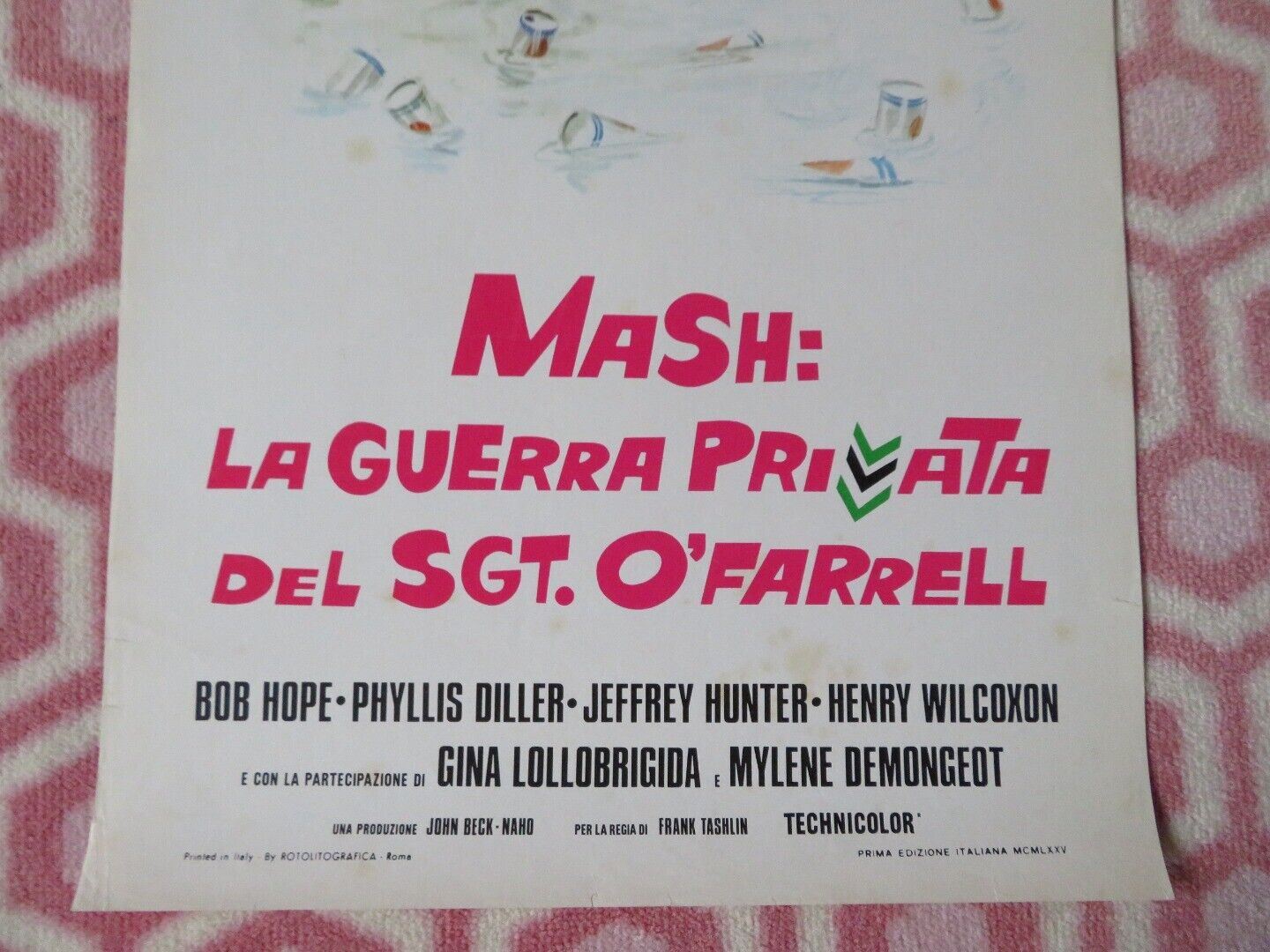 MASH: LA GUERRA PRIVATA DEL SGT. O'FARRELL ITALIAN LOCANDINA (26"x13") POSTER - Rendezvous Cinema