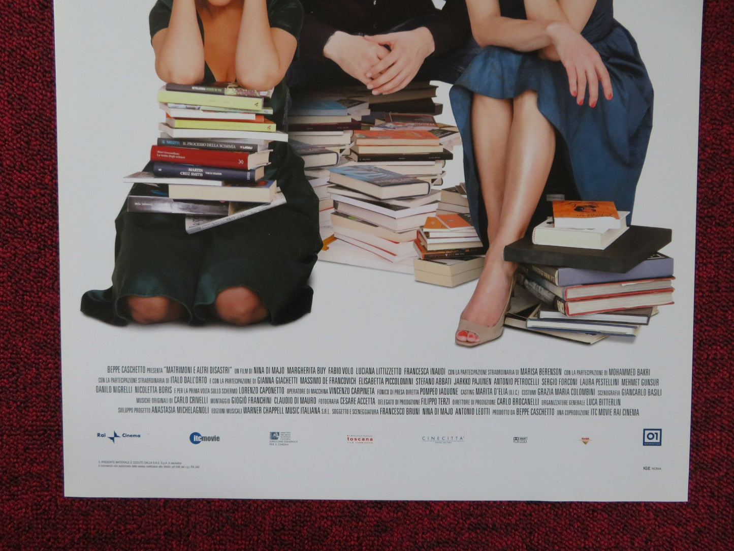 MATRIMONI E ALTRI DISASTRI ITALIAN LOCANDINA POSTER MARGHERITA BUY FABIO VOLO Rendezvous Cinema Movie posters