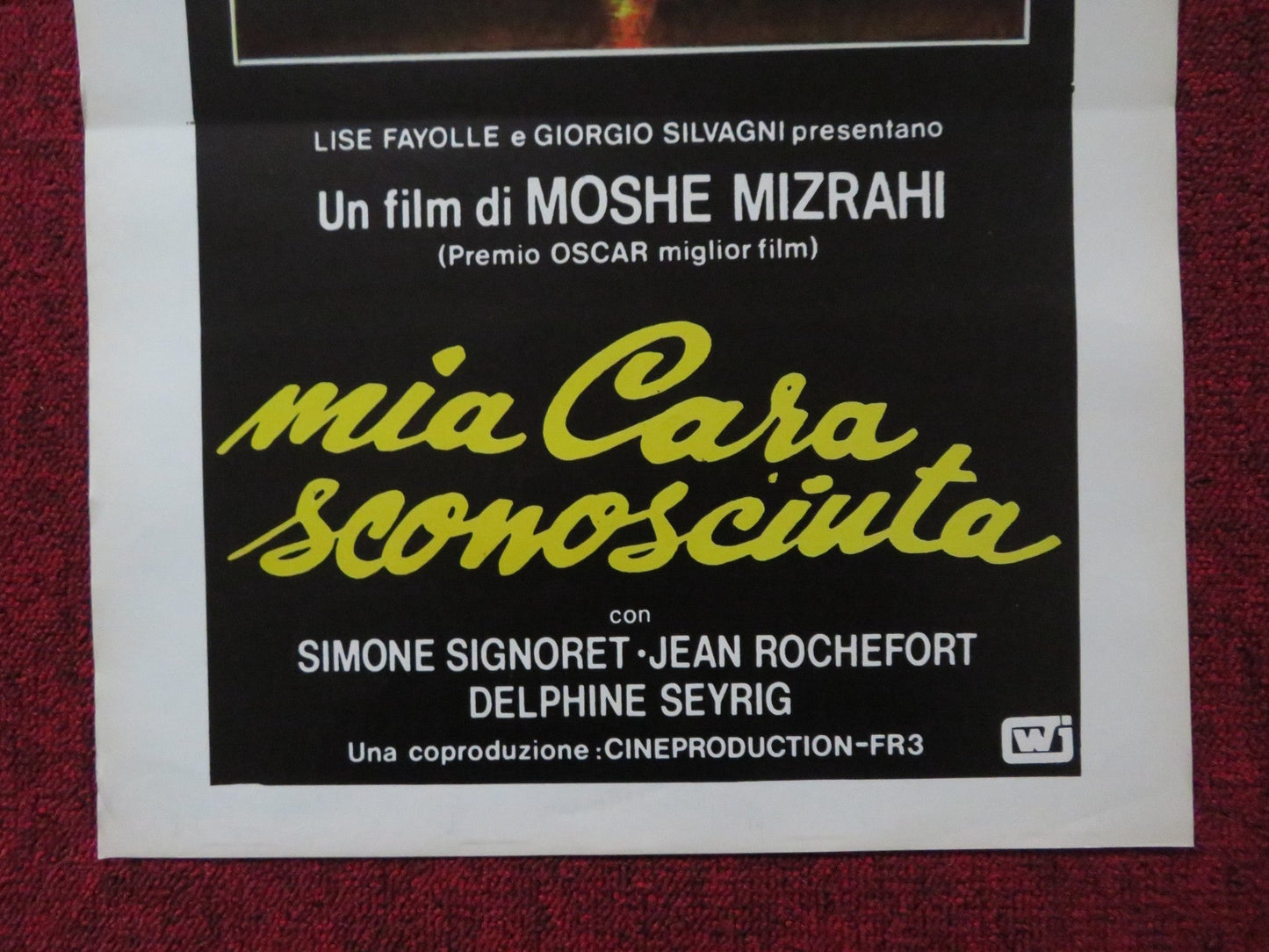 MIA CASA SCONOSCIUTA ITALIAN LOCANDINA POSTER SIMONE SIGNORET J. ROCHEFORT 1980 Rendezvous Cinema Movie posters