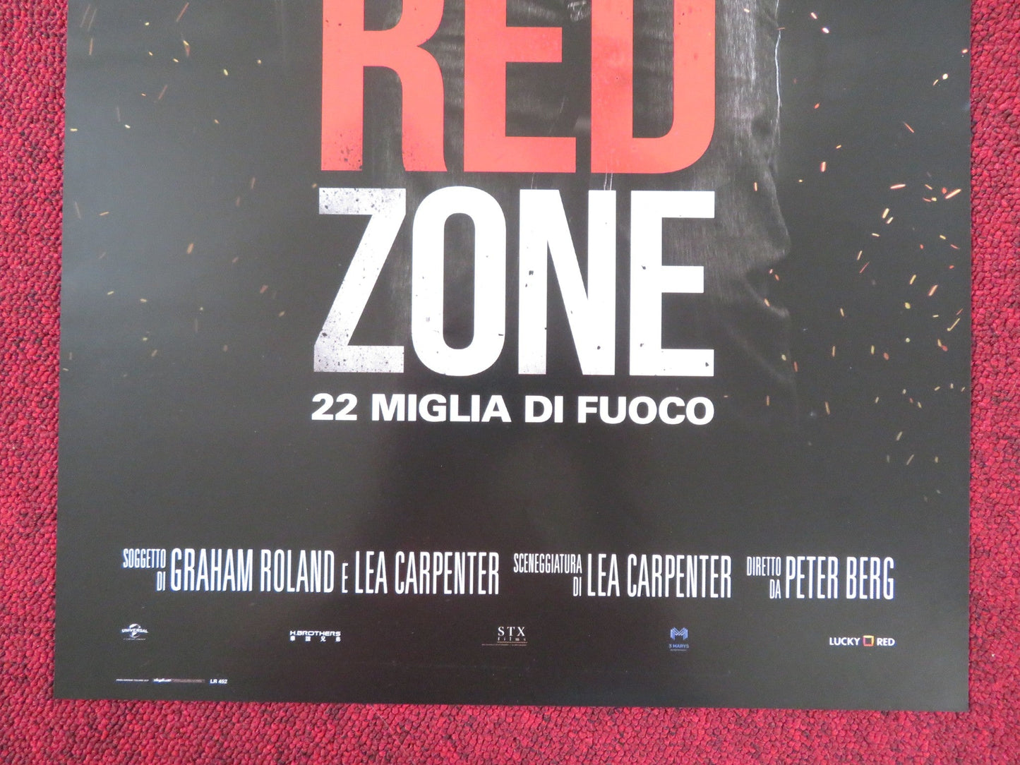MILE 22 ITALIAN LOCANDINA POSTER MARK WAHLBERG LAUREN COHAN 2018 Rendezvous Cinema Movie posters