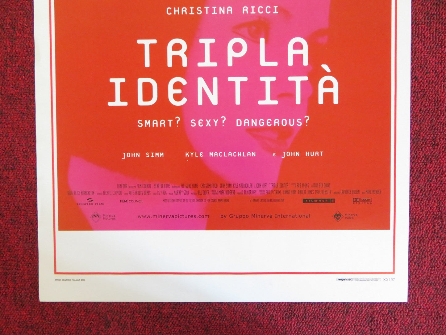 MIRANDA ITALIAN LOCANDINA POSTER CHRISTINA RICCI JOHN SIMM 2003 Rendezvous Cinema Movie posters