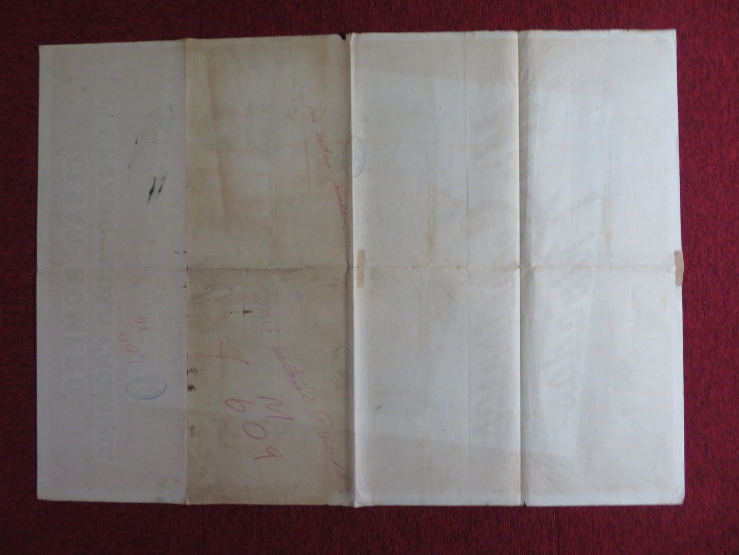 MIS SECRETARIAS PRIVADAS FOLDED MEXICAN POSTER CESAR ROMERO LILIA PRADO 1959 Rendezvous Cinema Movie posters