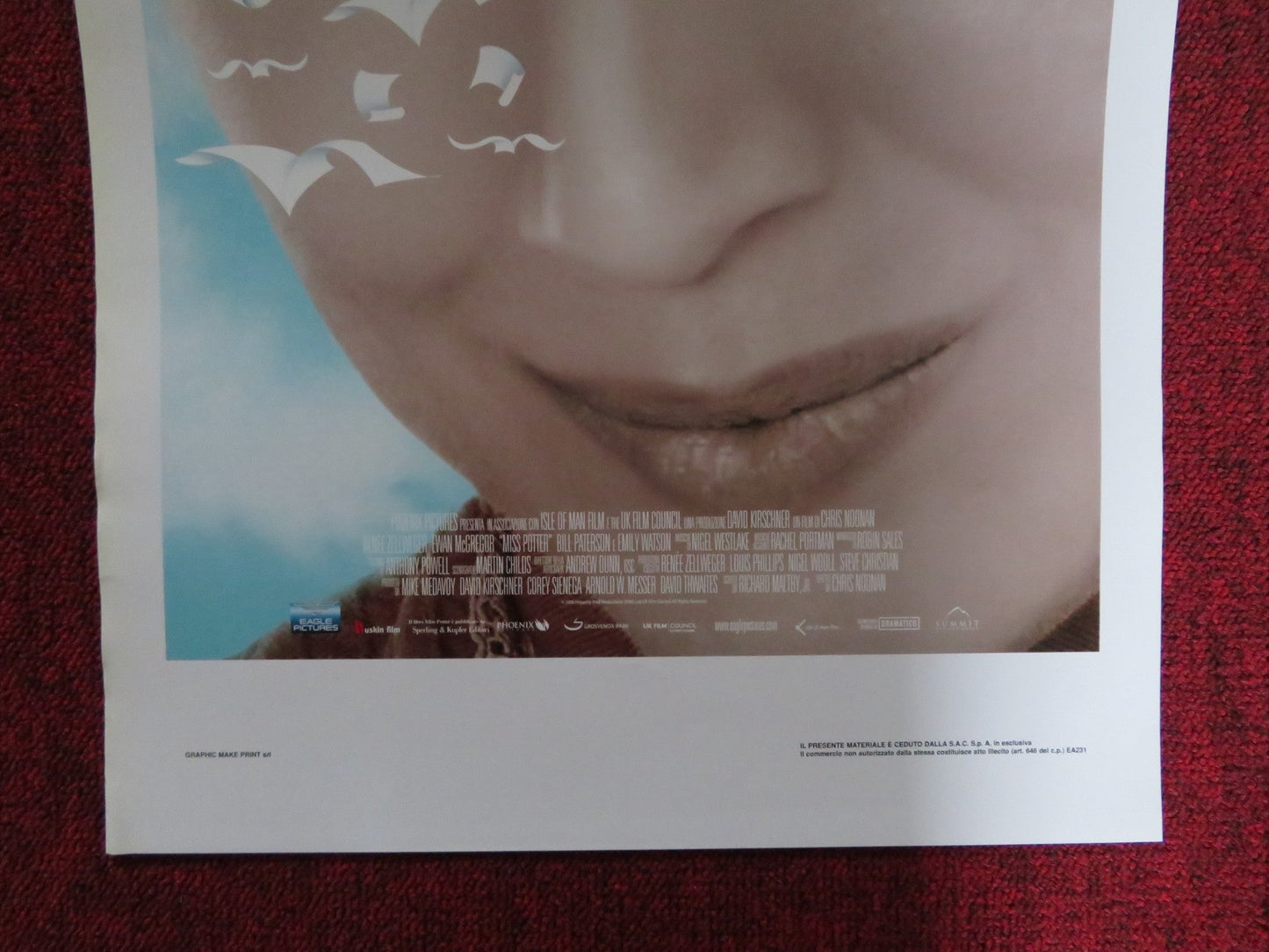 MISS POTTER ITALIAN LOCANDINA POSTER RENE ZELLWEGER EWAN MCGREGOR 2006 Rendezvous Cinema Movie posters