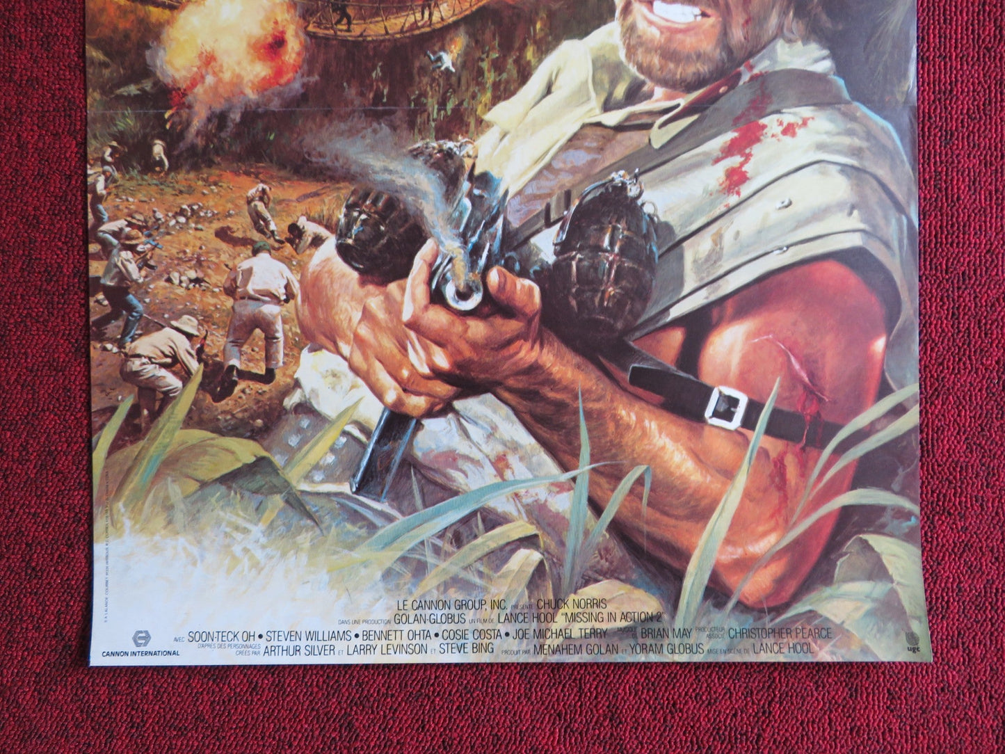 MISSING IN ACTION 2 FRENCH POSTER CANNON CHUCK NORRIS 1984 Rendezvous Cinema Movie posters