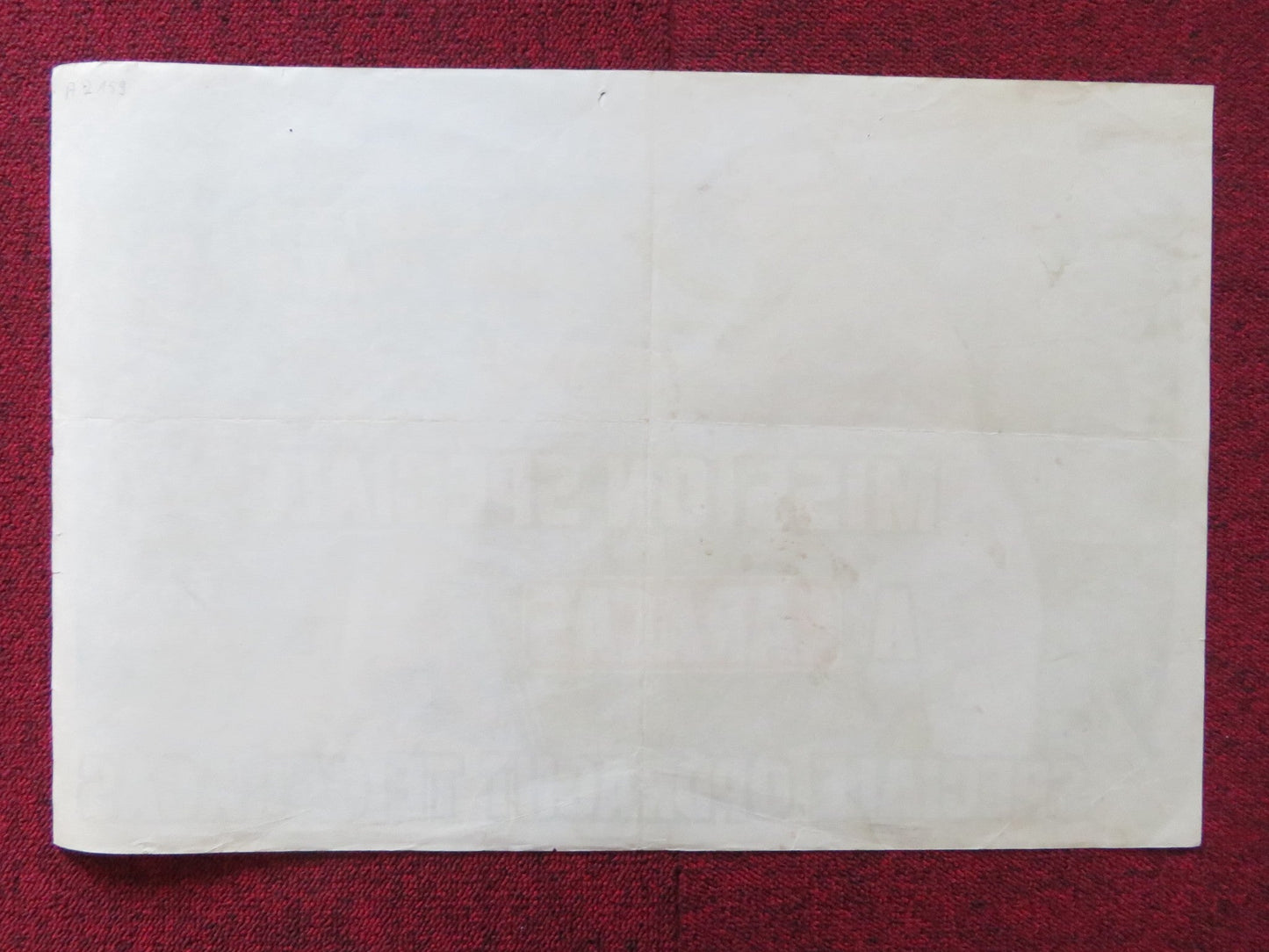 MISSION SPECIALE A CARACAS BELGIUM (14.5"x 21.5") POSTER ROLAND CAREY 1965 Rendezvous Cinema Movie posters