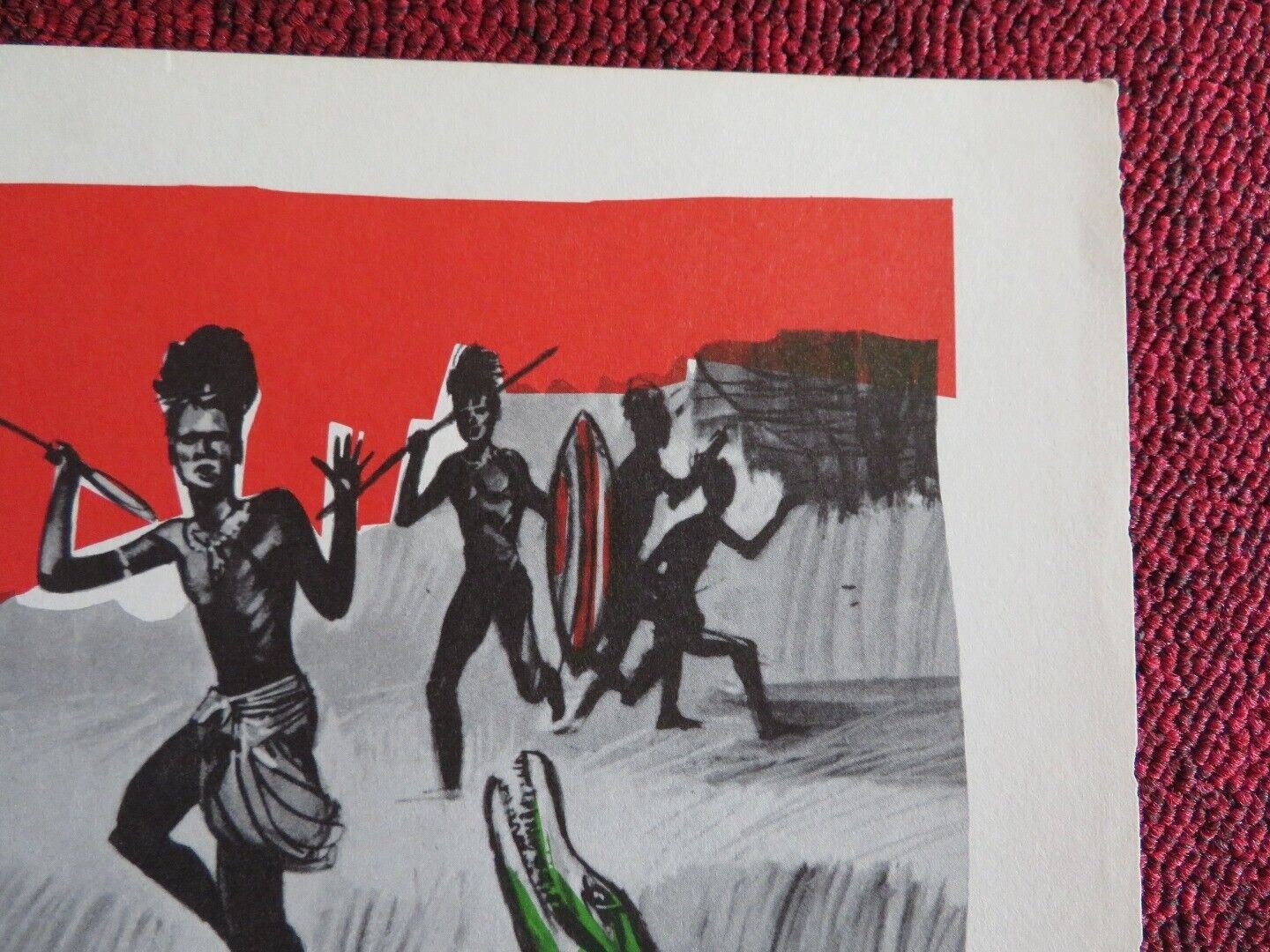 MISSION TO HELL /Savage! US HALF SHEET (22"x 28") POSTER WILLIAM CARPENTER 1962 Movie posters