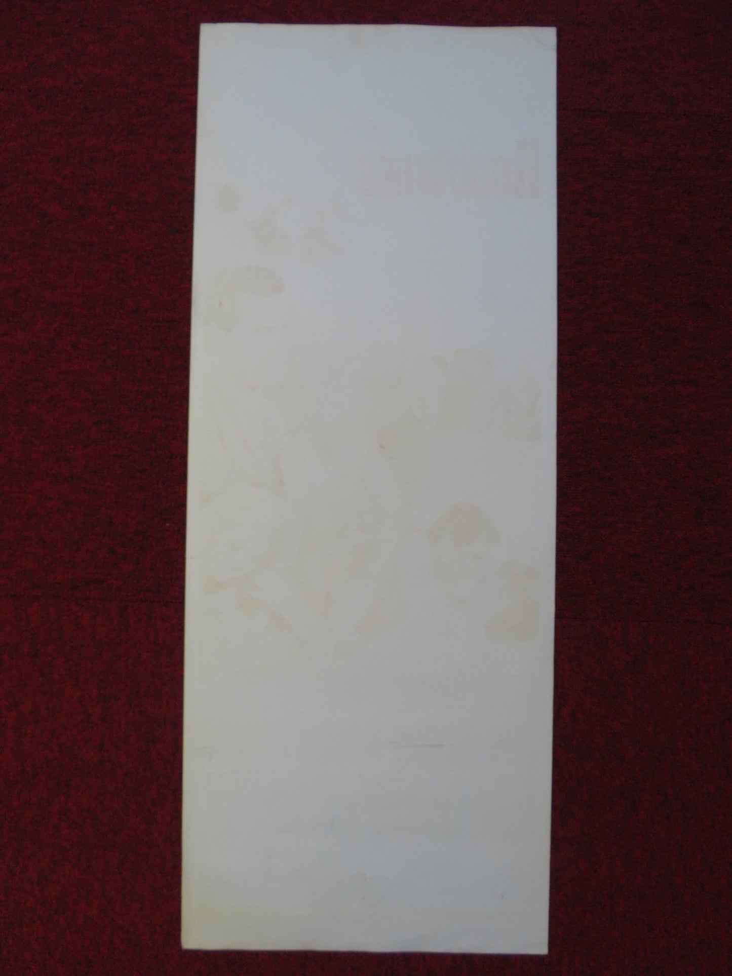 MISTER BUDDWING US INSERT (14"x 36") POSTER JAMES GARNER JEAN SIMMONS 1966 Rendezvous Cinema Movie posters