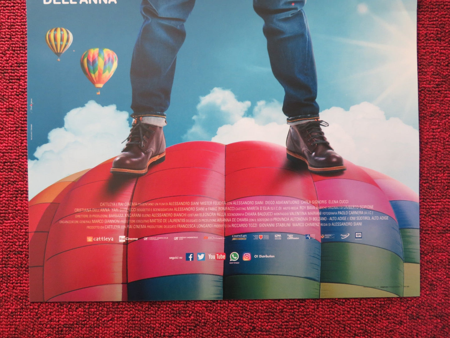 MISTER FELICITA ITALIAN LOCANDINA POSTER ALESSANDRO SIANI DIEGO ABATANTUONO 2017 Rendezvous Cinema Movie posters