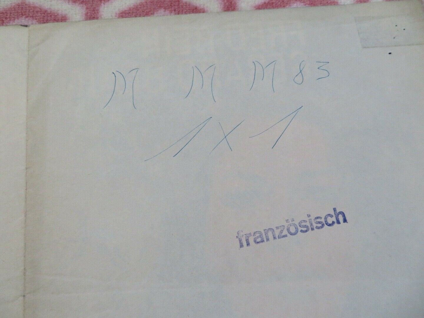 M.M.M. 83 FRENCH MOYENNE (31"x 22.5") POSTER FRED BEIR GERARD BLAIN 1966 Movie posters