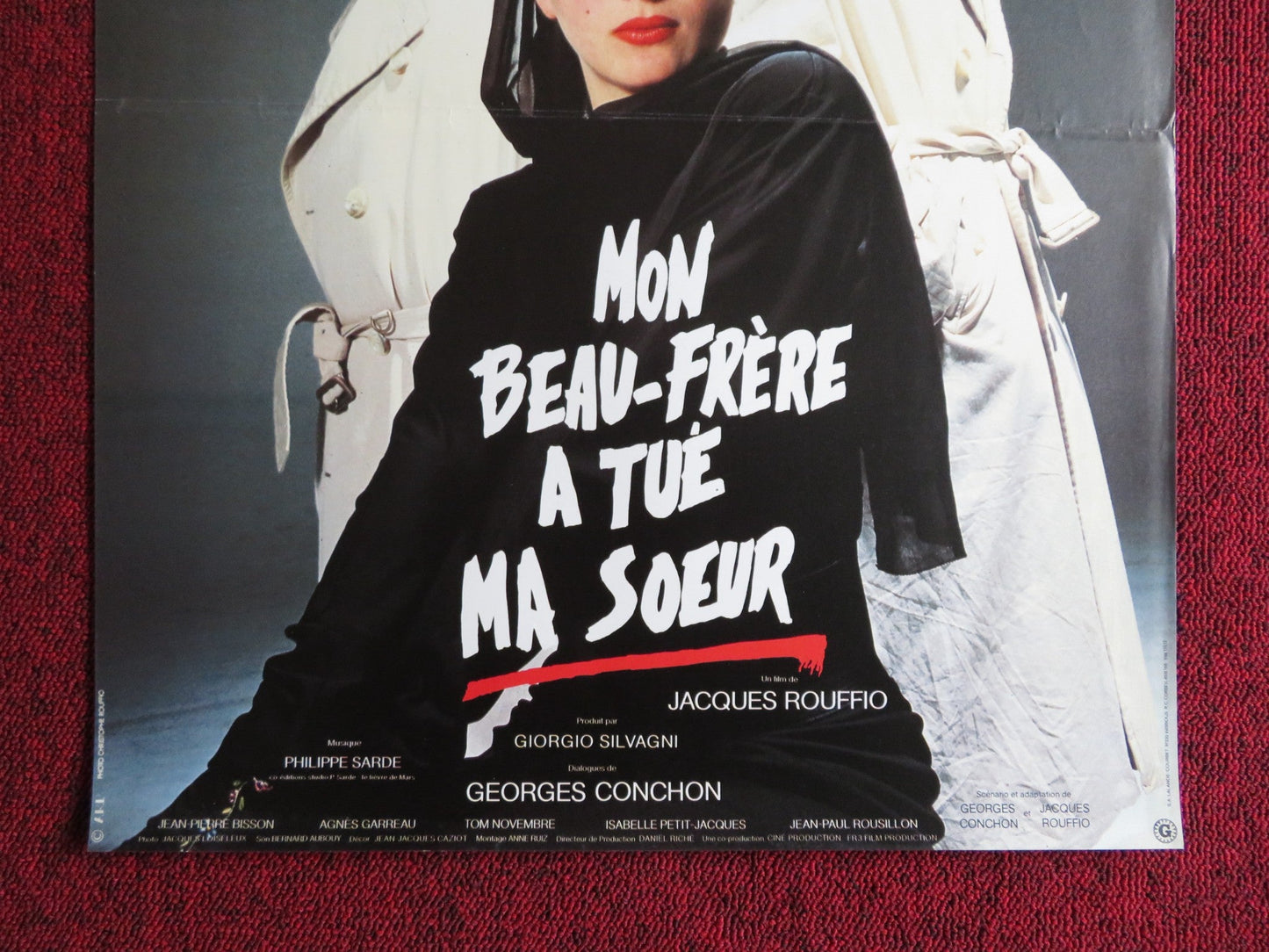 MON BEAU - FRERE A TUE MA SOEUR FRENCH POSTER MICHEL SERRAULT MICHEL PICCOLI 1986 Rendezvous Cinema Movie posters