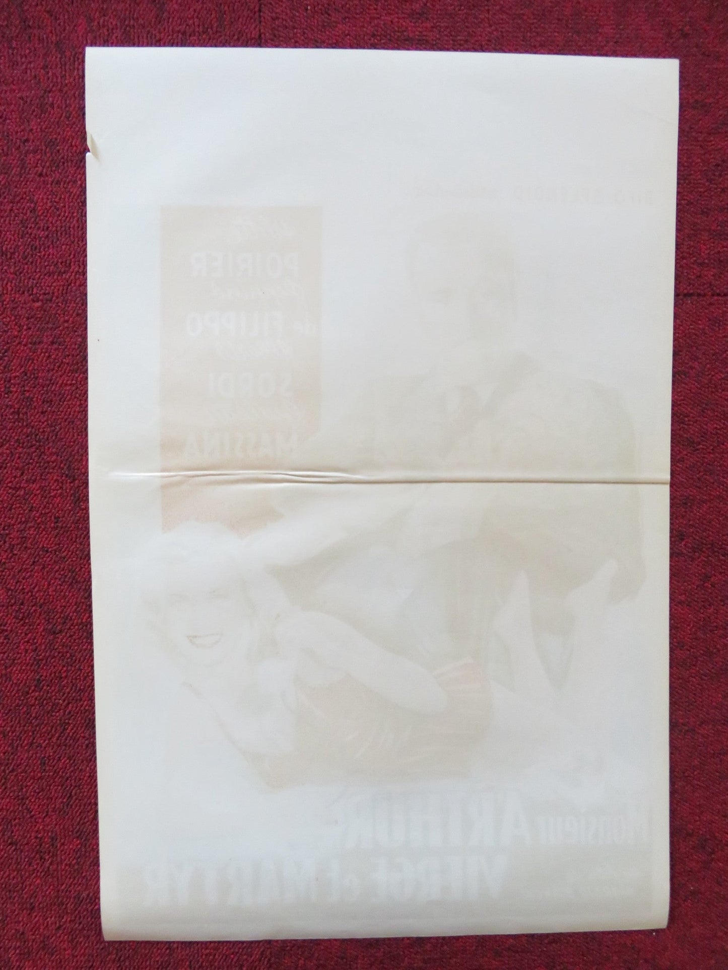 MONSIEUR ARTHUR.. VIERGE ET MARTYR BELGIUM (14"x 21.5") POSTER A. POIRIER 1953 Rendezvous Cinema Movie posters