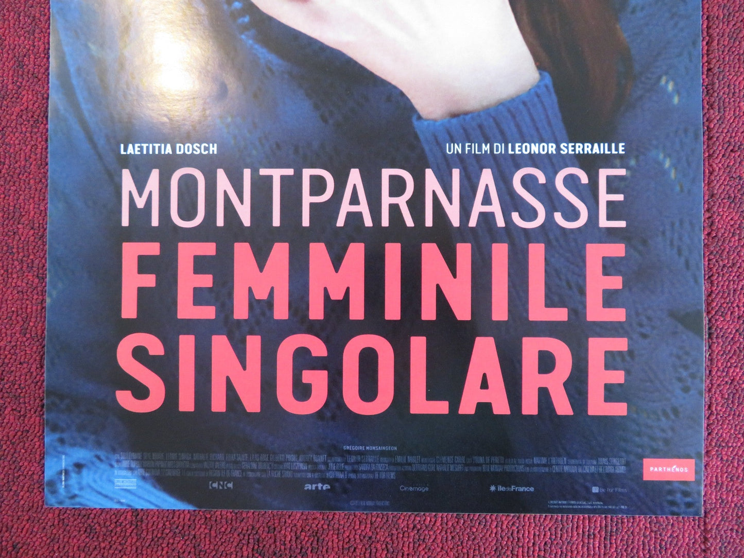MONTPARNASSE - FEMMINILE SINGOOLARE ITALIAN LOCANDINA POSTER LAETITIA DOSCH 2017 Rendezvous Cinema Movie posters