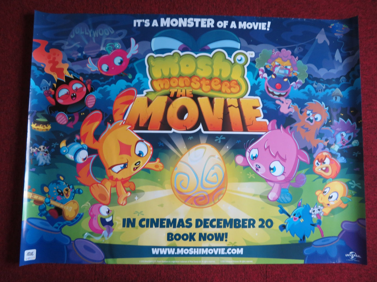 MOSHI MONSTERS UK QUAD (30"x 40") ROLLED POSTER KIM HYUN - JOONG SO - DAM PARK 2013 Rendezvous Cinema Movie posters