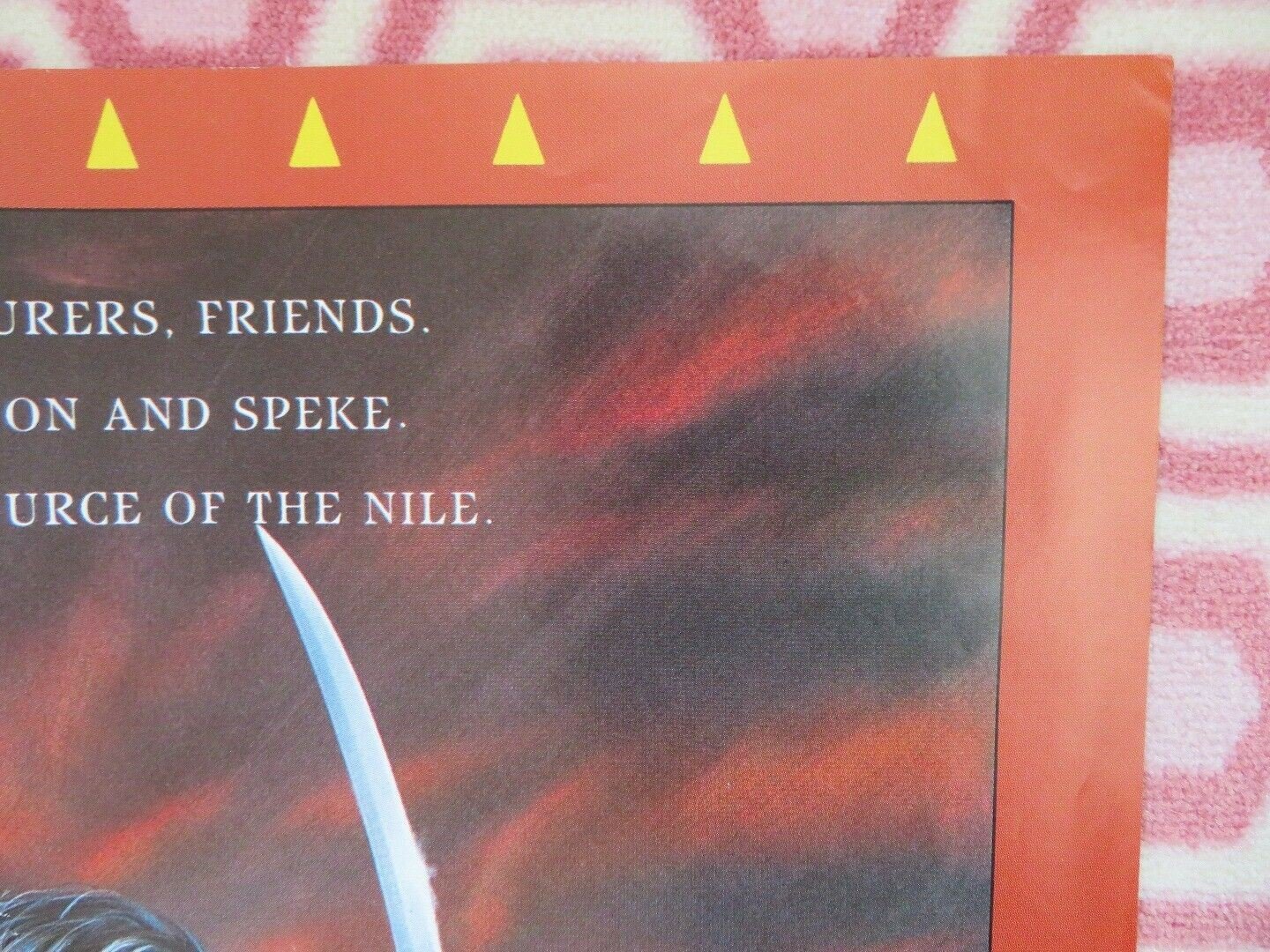 MOUNTAINS OF THE MOON BRITISH QUAD (30 x 40) POSTER PATRICK BERGIN 1989 Movie posters