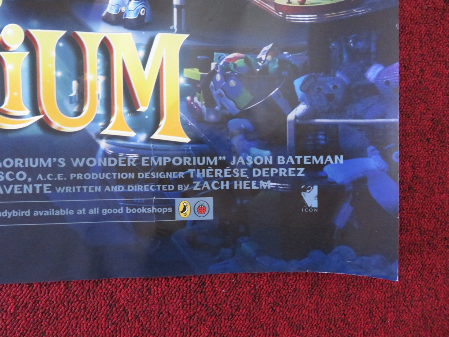 MR. MAGORIUM'S WONDER EMPORIUM UK QUAD (30"x 40") ROLLED POSTER HOFFMAN 2007 Rendezvous Cinema Movie posters