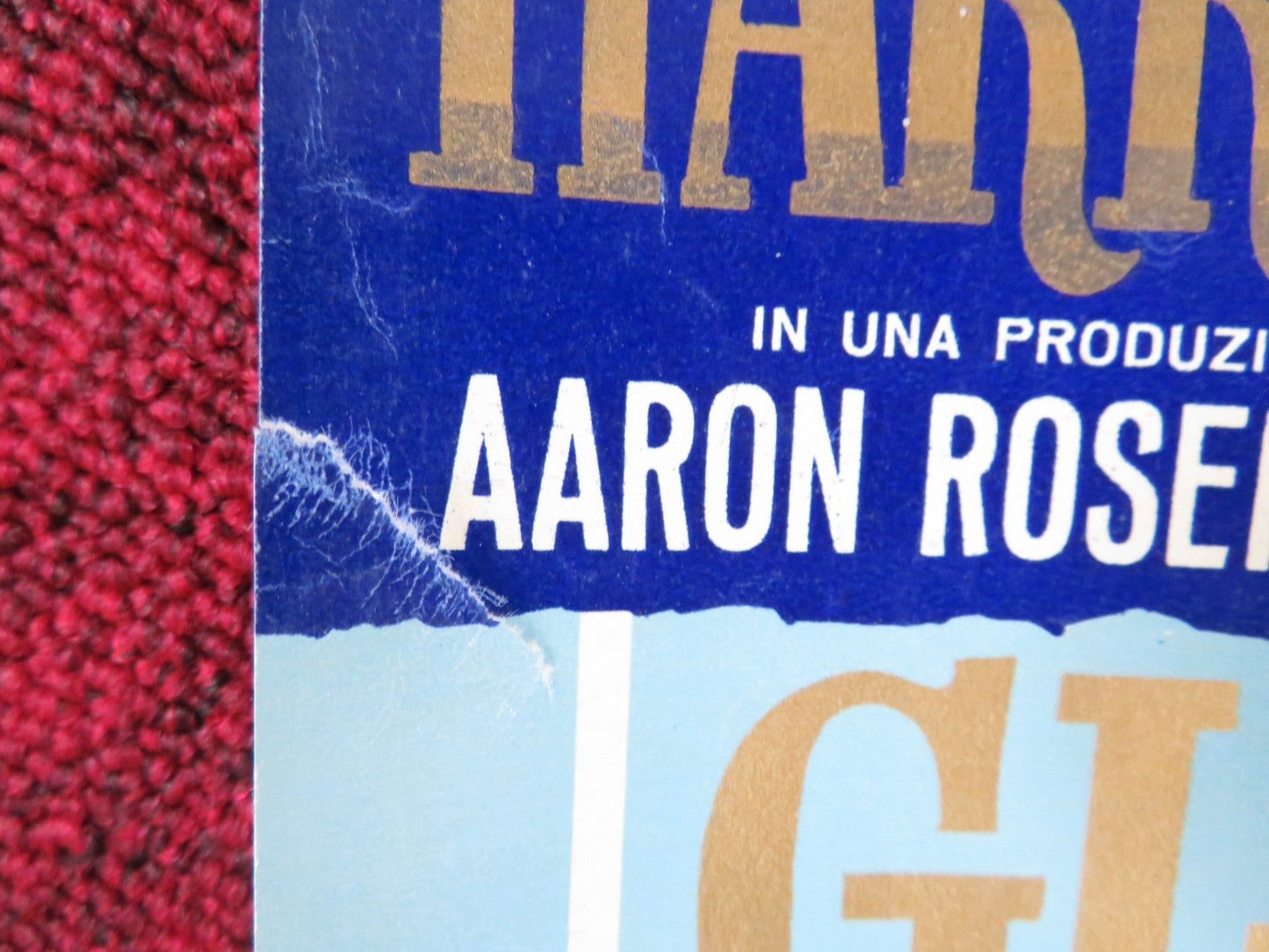 MUTINY ON THE BOUNTY - B ITALIAN FOTOBUSTA POSTER MARLON BRANDO T. HOWARD 1962 Rendezvous Cinema Movie posters