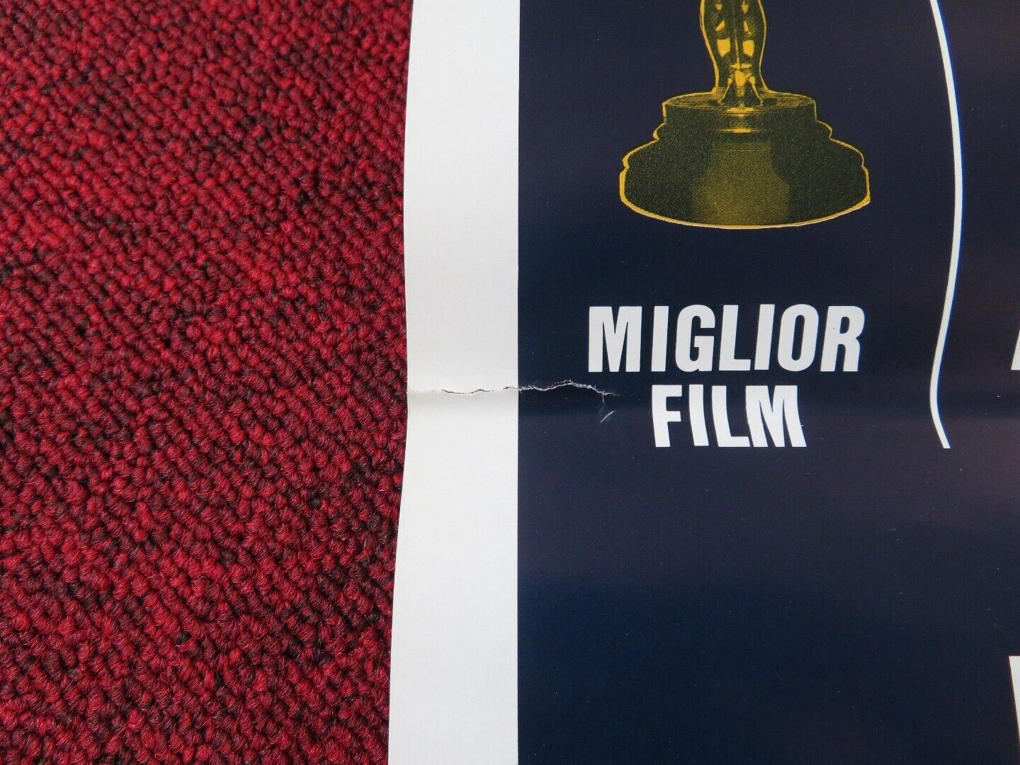 MY LEFT FOOT ITALIAN LOCANDINA (28"x13") POSTER J SHERIDAN DANIEL DAY - LEWIS '89 Movie posters