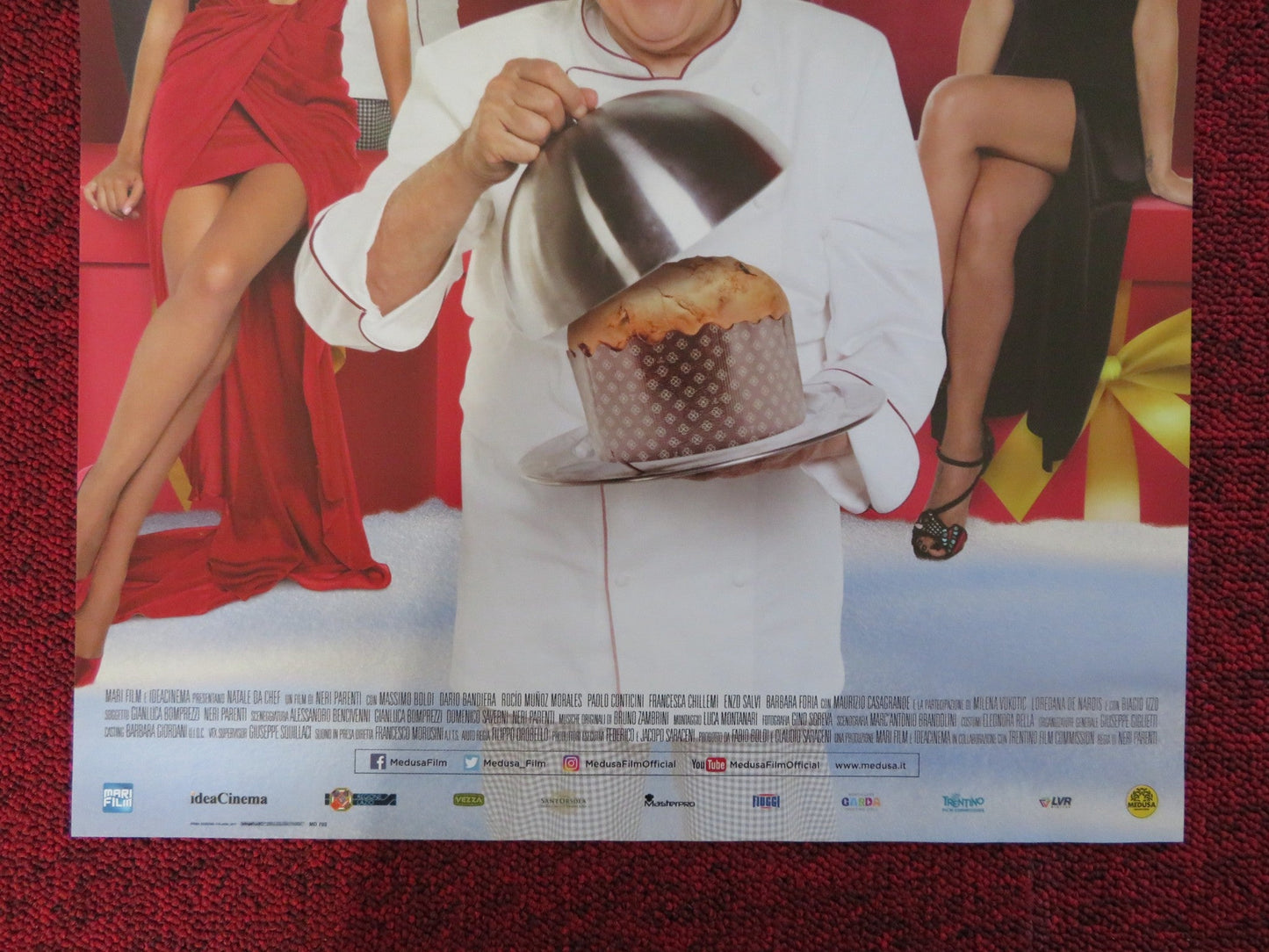 NATALE DA CHEF ITALIAN LOCANDINA POSTER MASSIMO BOLDI DARIO BANDIERA 2017 Rendezvous Cinema Movie posters