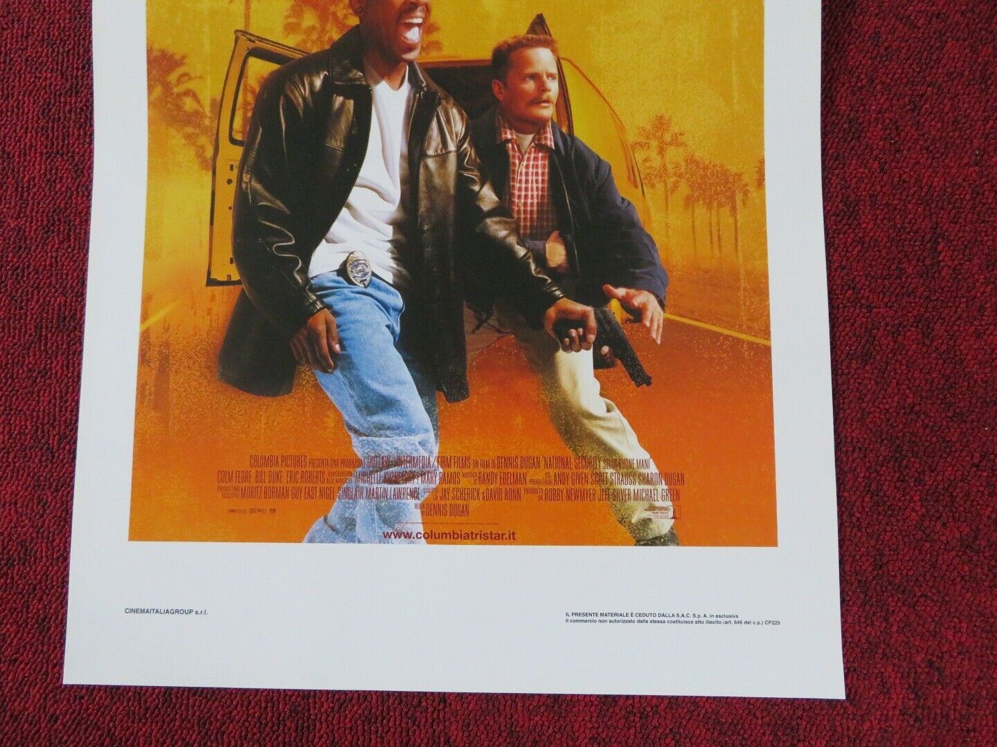NATIONAL SECURITY ITALIAN LOCANDINA (27.5"x13") POSTER MARTIN LAWRENCE 2003 Movie posters