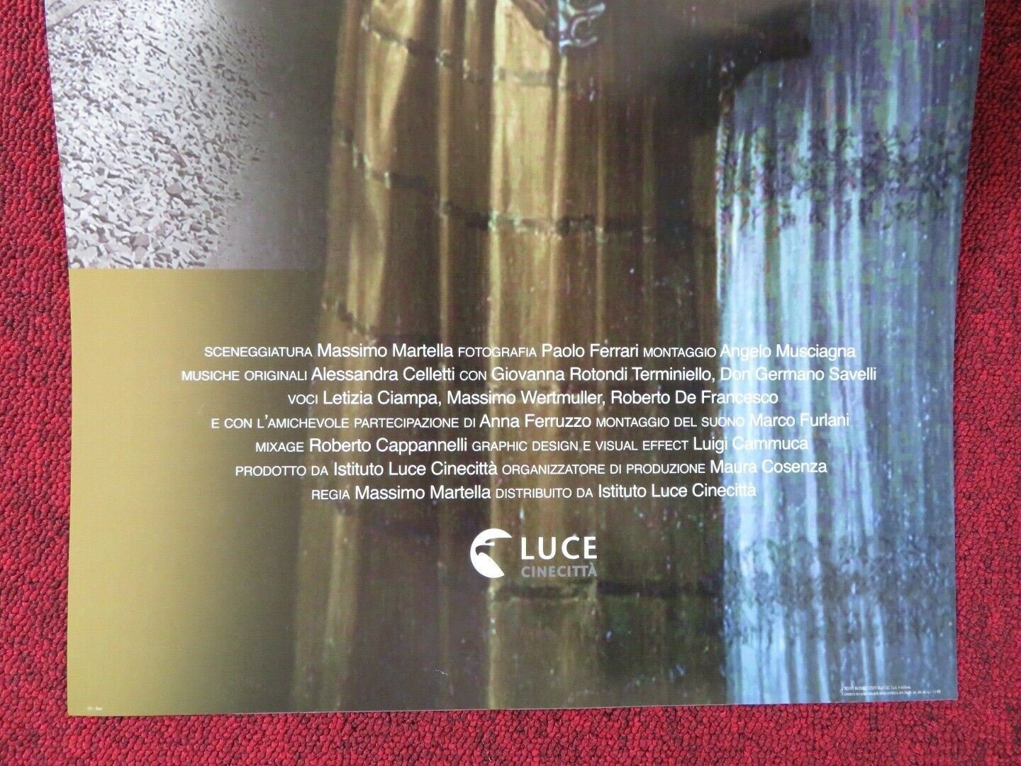 NEI NOME DI ANTEA ITALIAN LOCANDINA (26.5"x12.5") POSTER GIOVANNA ROTONDI 2018 Movie posters