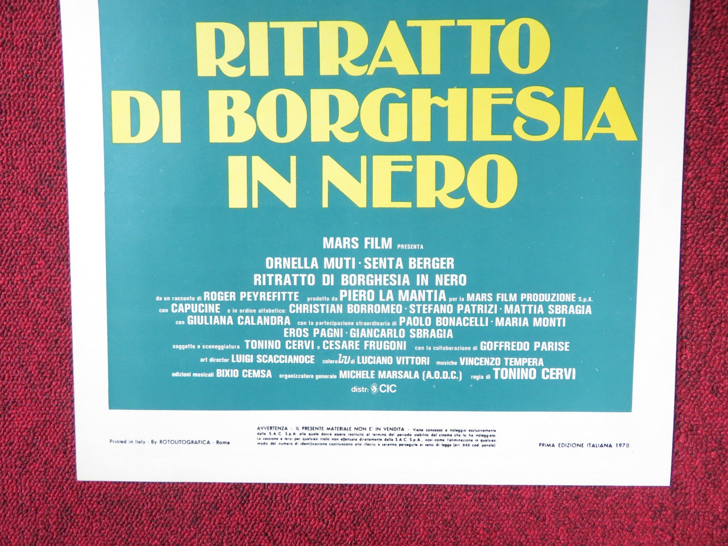 NEST OF VIPERS ITALIAN LOCANDINA POSTER ORNELLA MUTI SENTA BERGER 1978 Rendezvous Cinema Movie posters