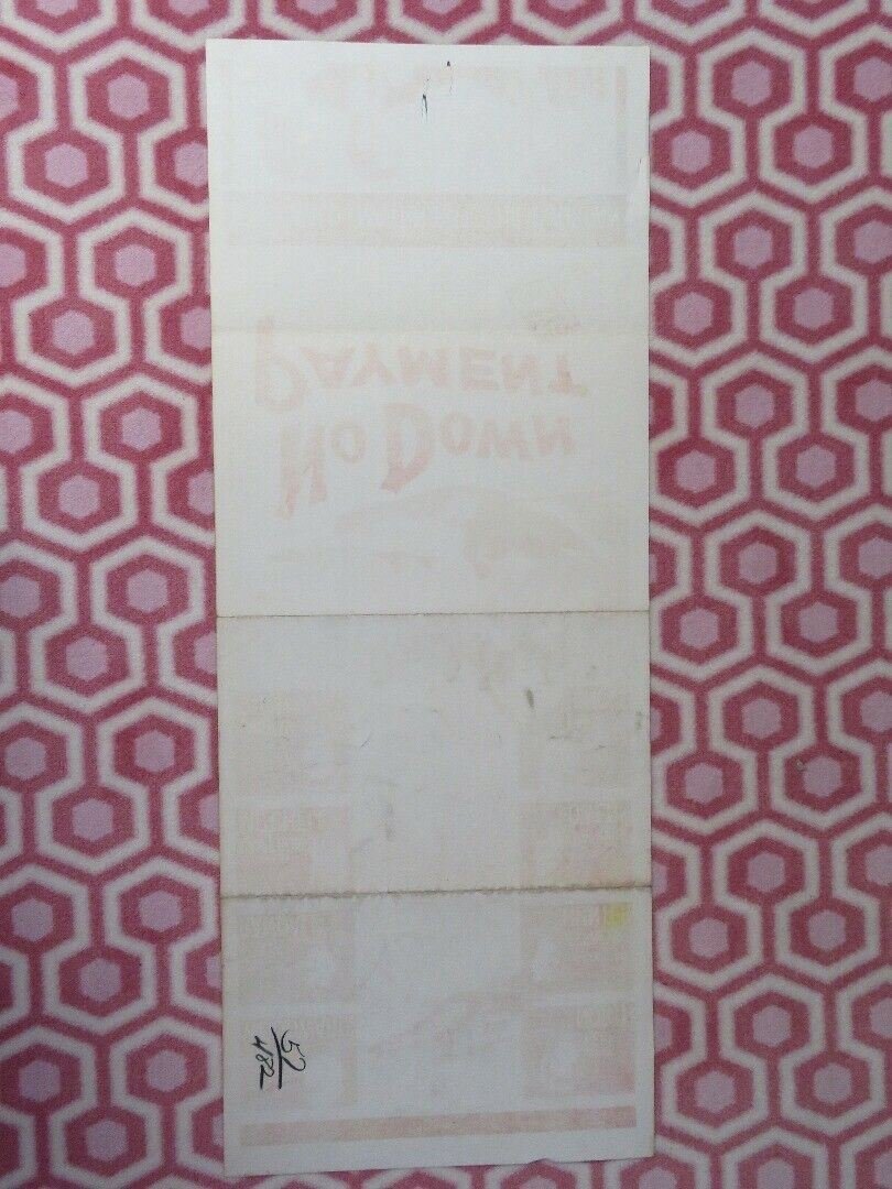 NO DOWN PAYMENT US INSERT (14"x 36") POSTER JOANNE WOODWARD SHEREE NORTH 1957 Movie posters