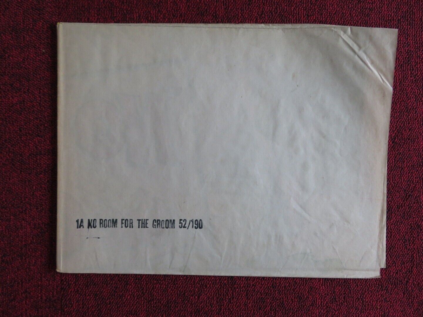 NO ROOM FOR THE GROOM FOLDED US ONE SHEET POSTER TONY CURTIS PIPER LAURIE 1952 - Rendezvous Cinema