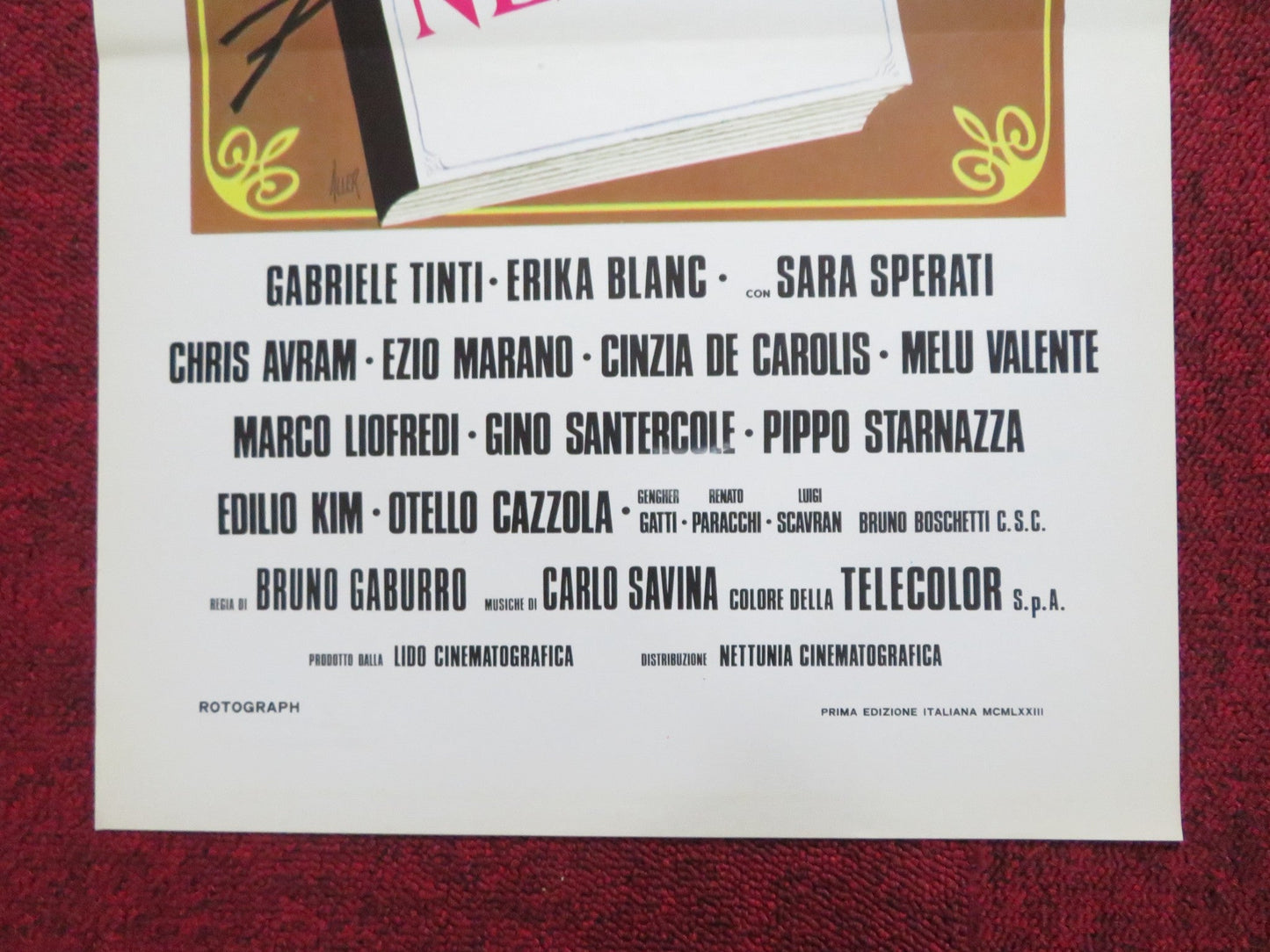 NOBODY'S CHILDREN ITALIAN LOCANDINA POSTER GABRIELLE TINTI ERIKA BLANC 1974 Rendezvous Cinema Movie posters