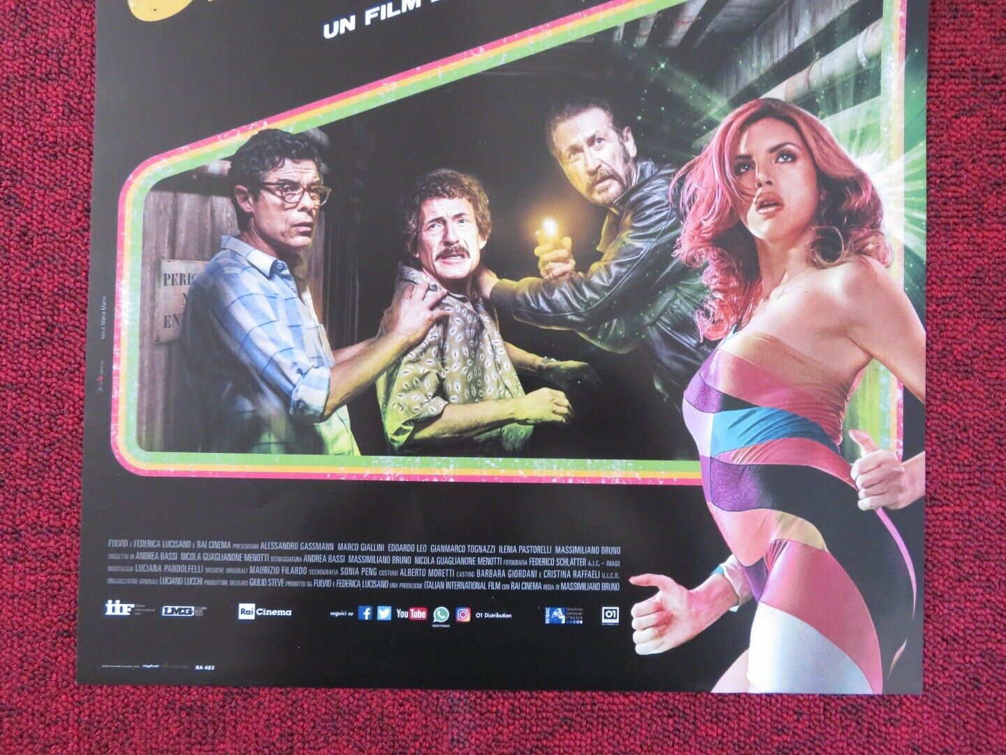 NON CI RESTA CHE IL CRIMINE ITALIAN LOCANDINA (26.5"x12.5") POSTER 2019 Movie posters