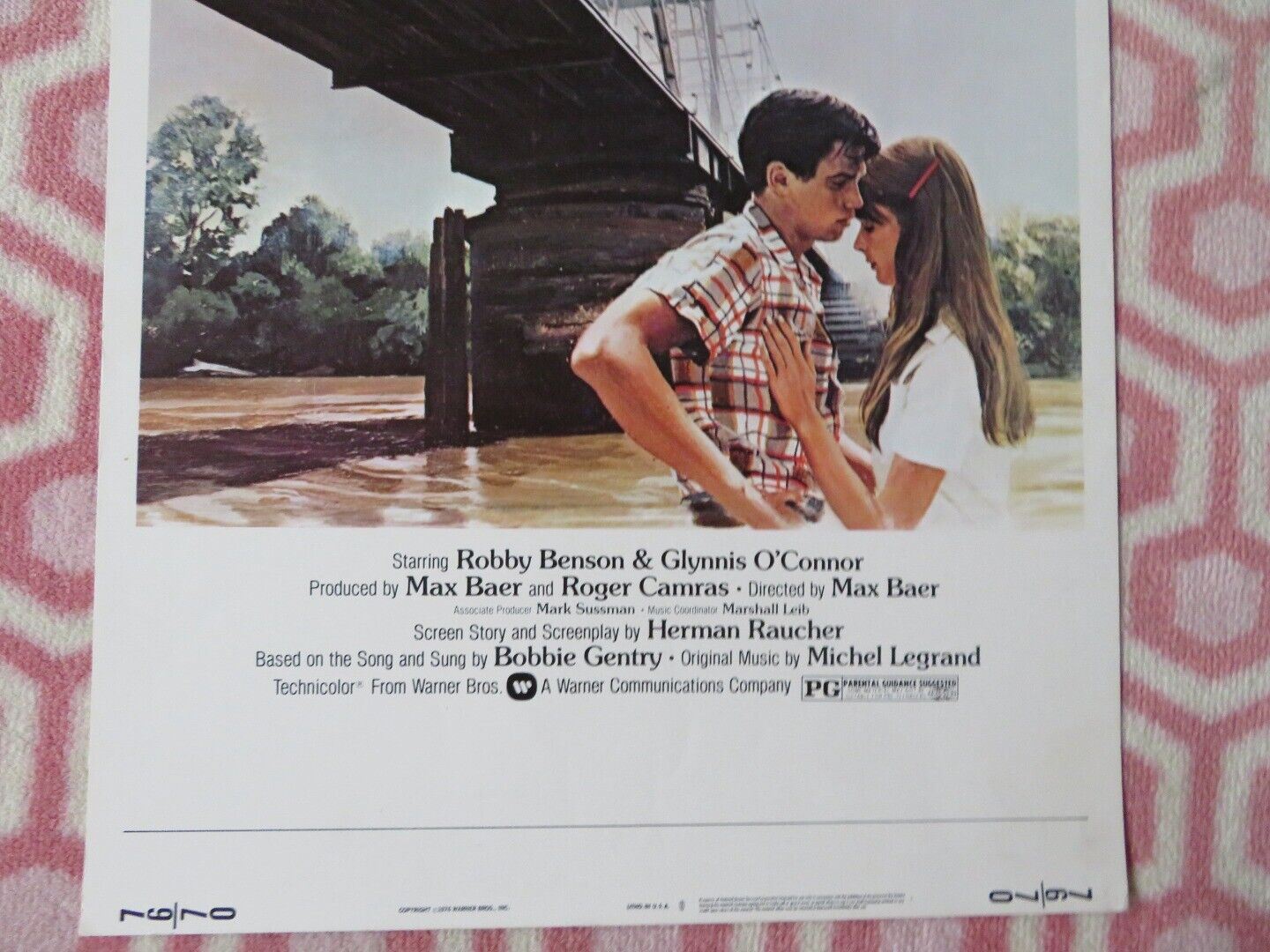 ODE TO BILLY JOE US INSERT (14"x 36") POSTER ROBBY BENSON 1976 Movie posters