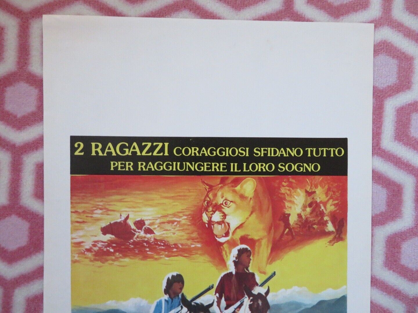 OLTRE LE GRANDI MONTAGNE ITALIAN LOCANDINA (27.5"x13") POSTER ROBERT LOGAN 1979 Movie posters