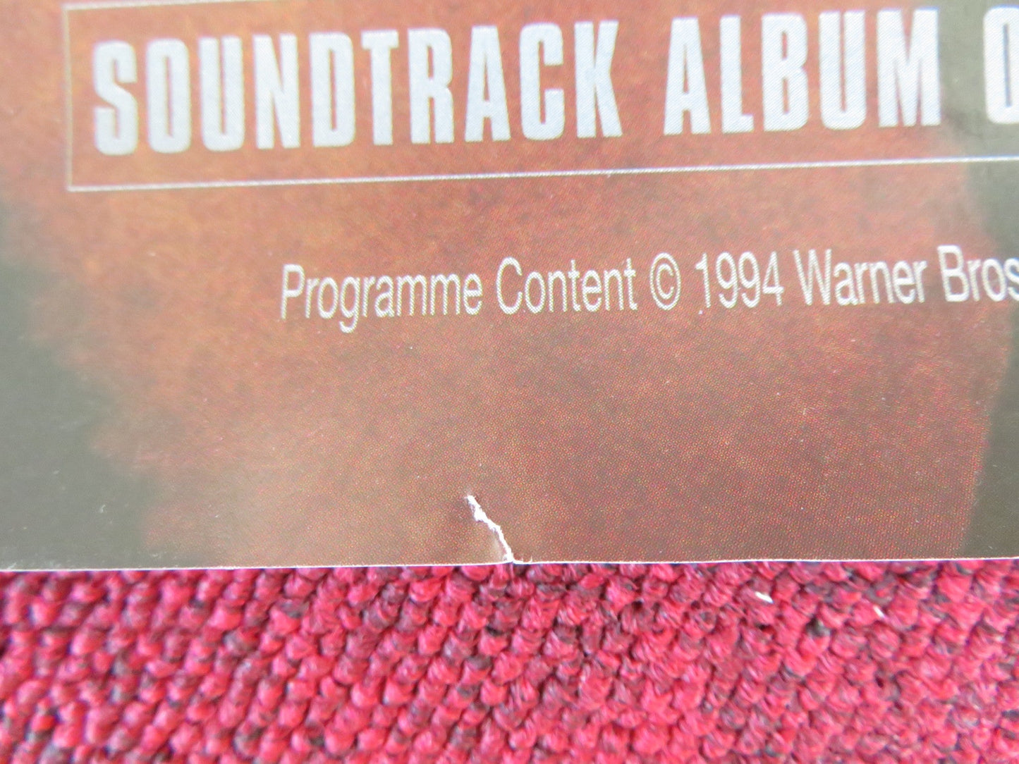 ON DEADLY GROUND VHS VIDEO POSTER ROLLED STEVEN SEAGAL MICHAEL CAINE 1994 Rendezvous Cinema Movie posters