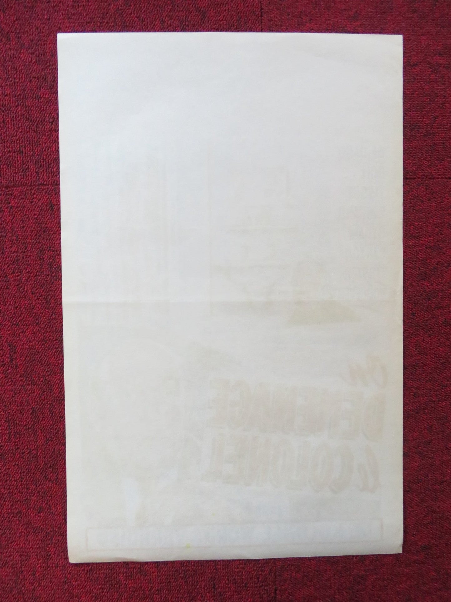 ON DEMENAGE LE COLONEL BELGIUM (14"x 21.5") POSTER YVES DENIAUD DORA DOLL 1955 Rendezvous Cinema Movie posters