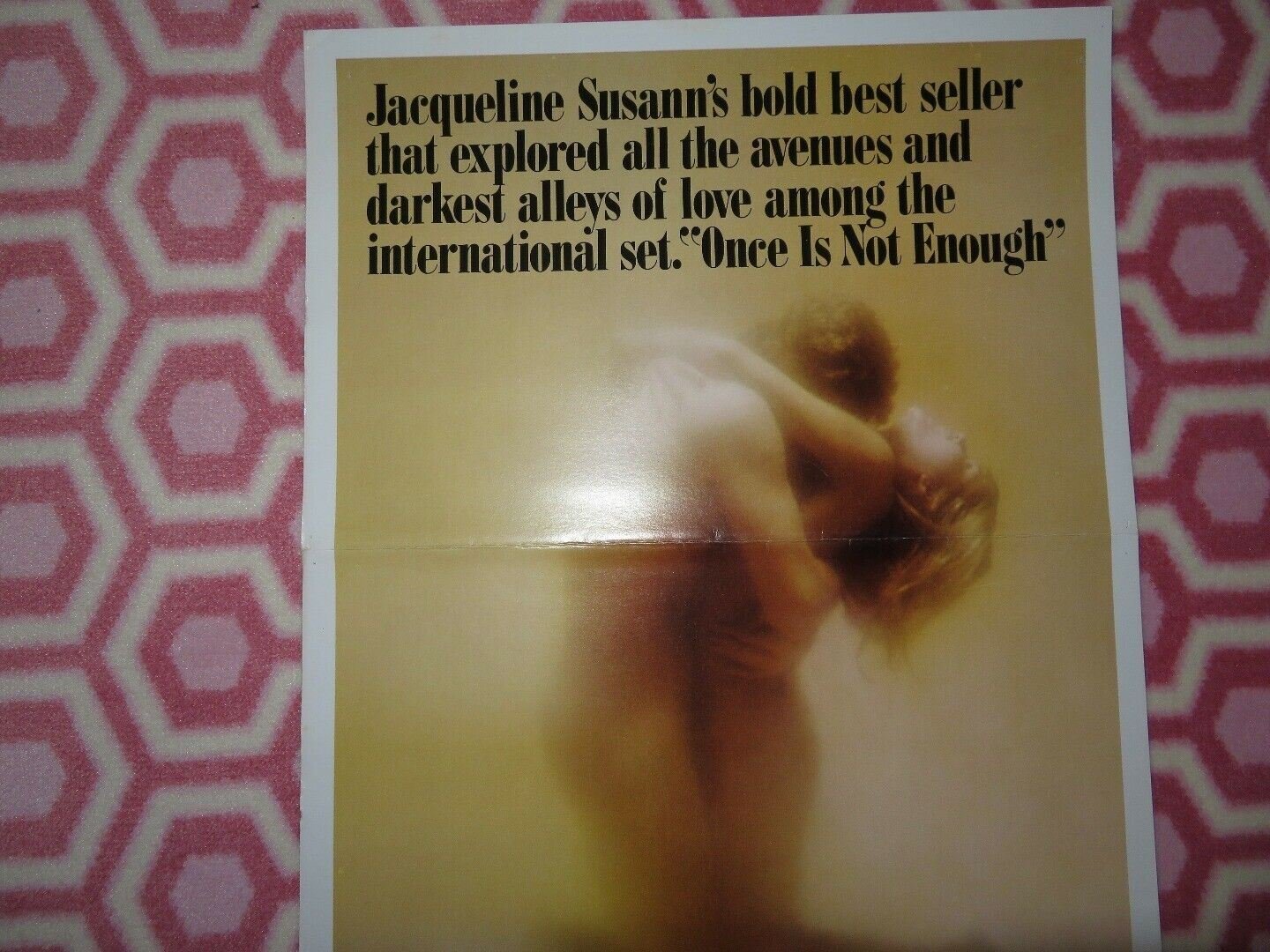 ONCE IS NOT ENOUGH US INSERT (14"x 36") POSTER KIRK DOUGLAS DAVID JANSSEN 1974 Movie posters