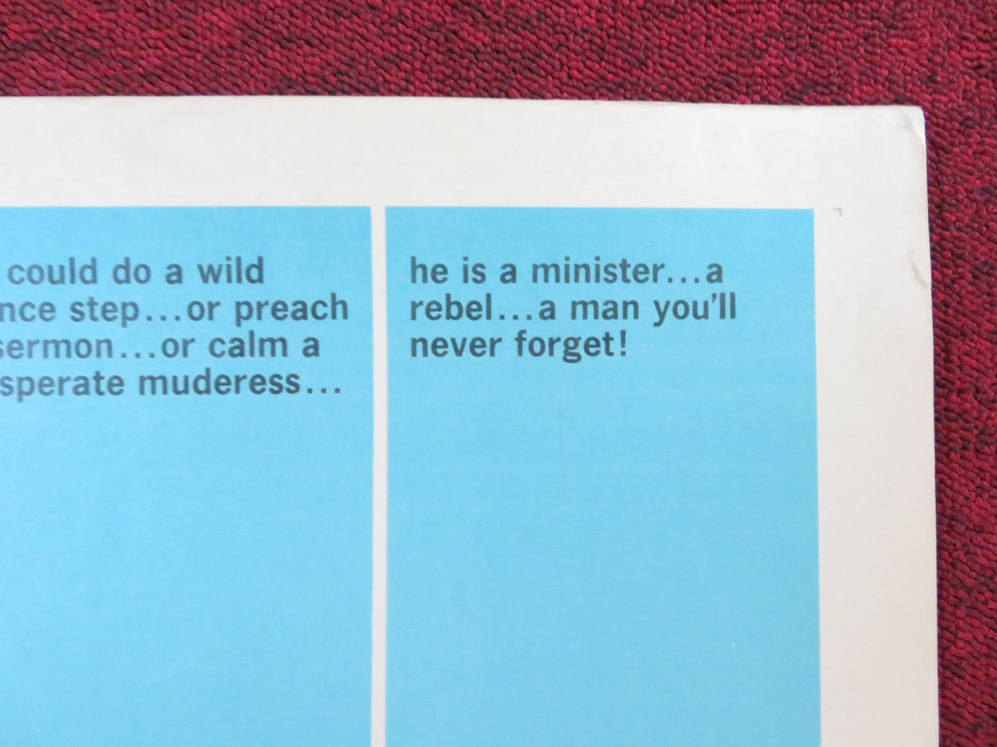 ONE MAN'S WAY US HALF SHEET (22"x 28") POSTER DON MURRAY DIANA HYLAND 1964 Rendezvous Cinema Movie posters